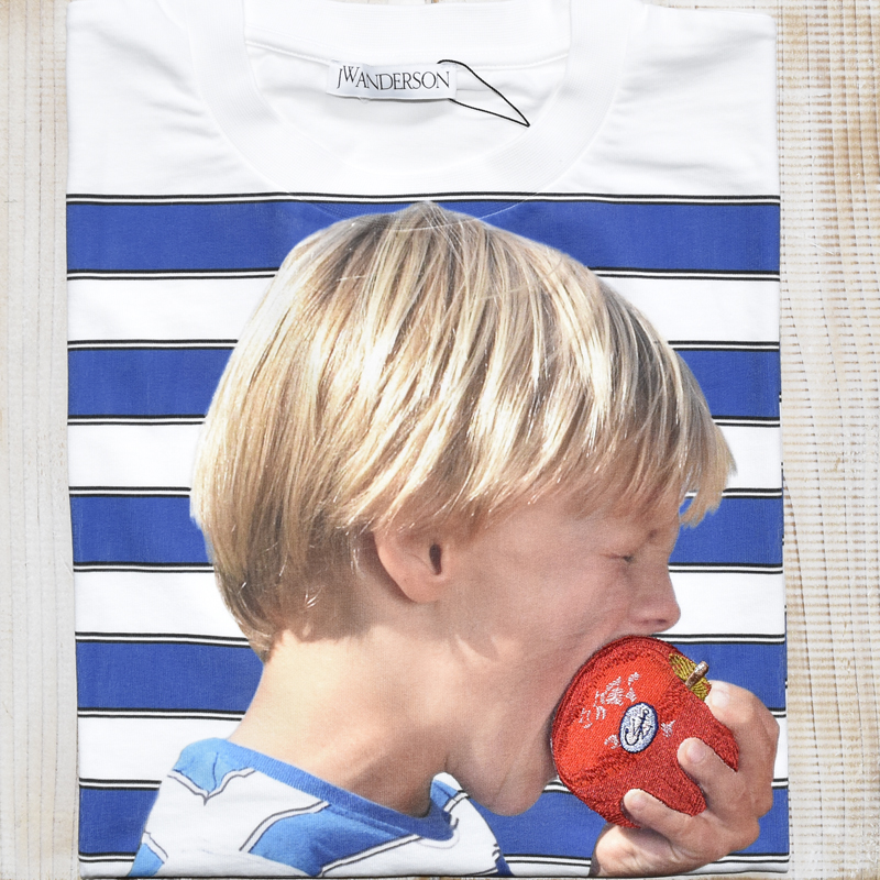 JW ANDERSON BOY WITH APPLE OVERSIZED T-SH[JT0119-001]