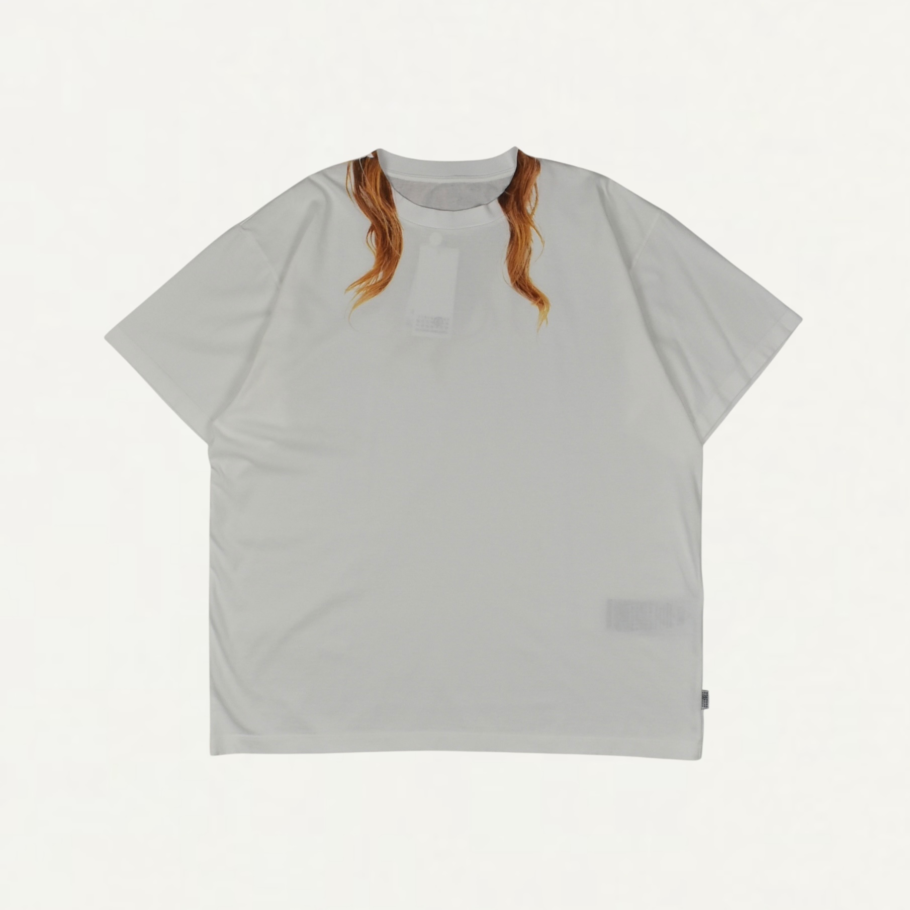 MM6 MAISON MARGIELA COTTON JERSEY T-SHIRT With Print White[SH0GC0066]