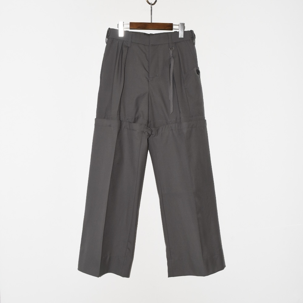 Tamme Separate Wide Slacks Gray[24S0144]