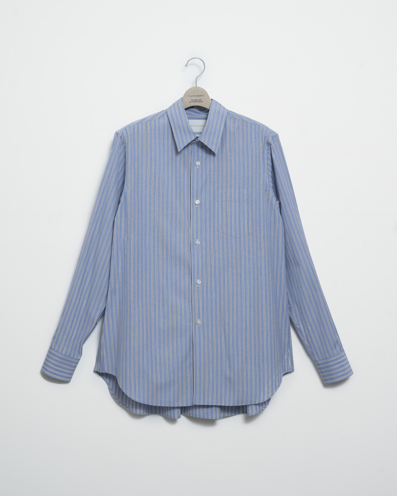 FUMITO GANRYU Watteau pleated cleric shirt[Fu9-SH-02BS]