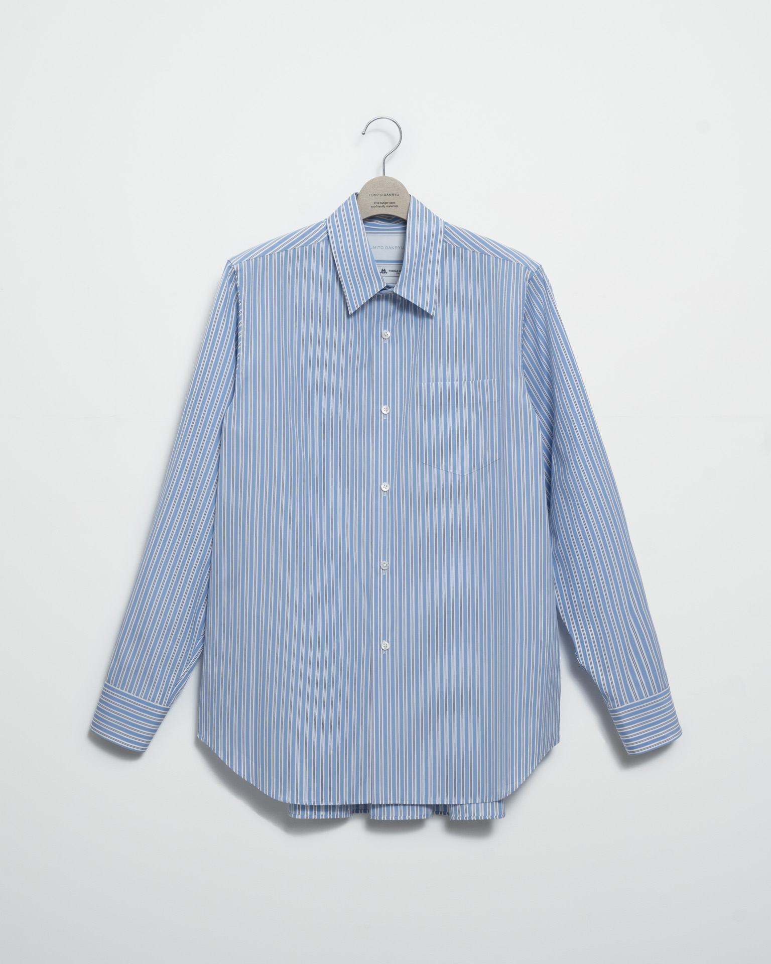FUMITO GANRYU Watteau pleated cleric shirt[Fu9-SH-02SB]
