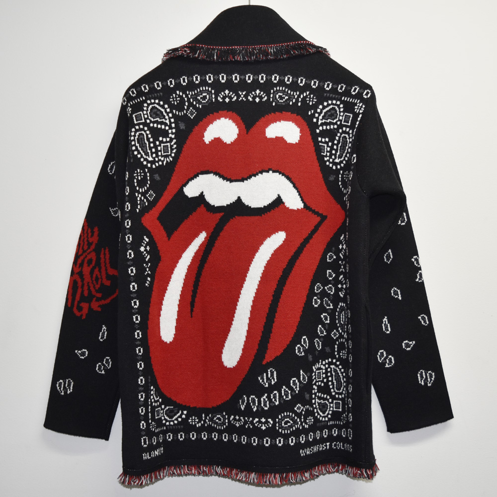 ALANUI The Rolling Stones Bandana cardigan[HS22-101]