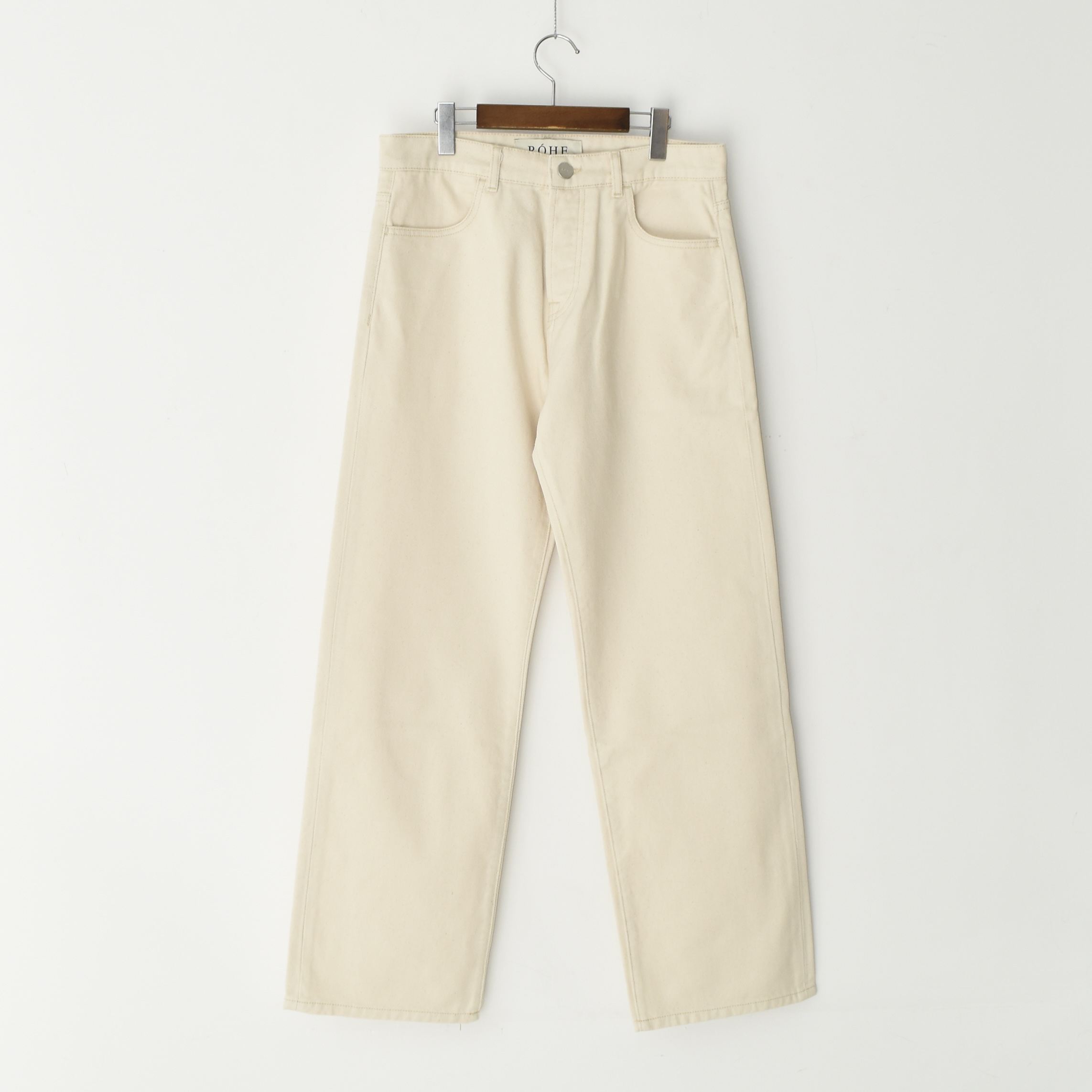 Róhe RELAXED LEG JEANS NATURAL WHITE[314-31-037]