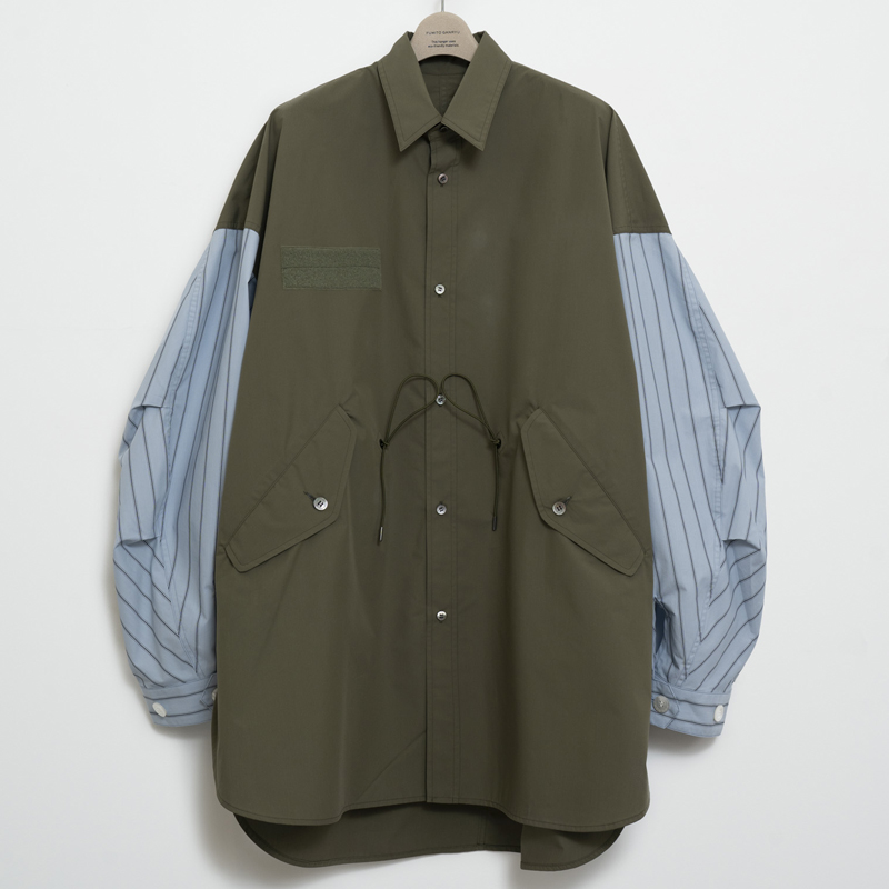 FUMITO GANRYU M-51 cleric shirt jacket[Fu9-Bl-02]
