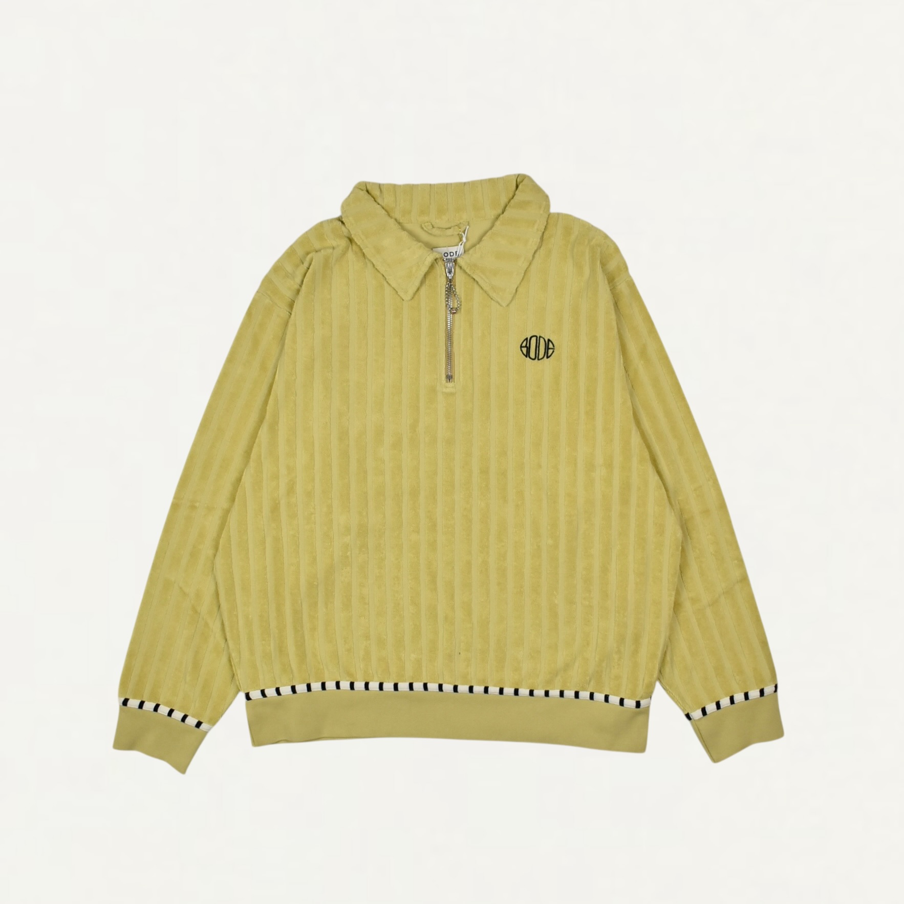 BODE CROQUET GROUND PULLOVER YELLOW/GREEN[MRS26CS016]