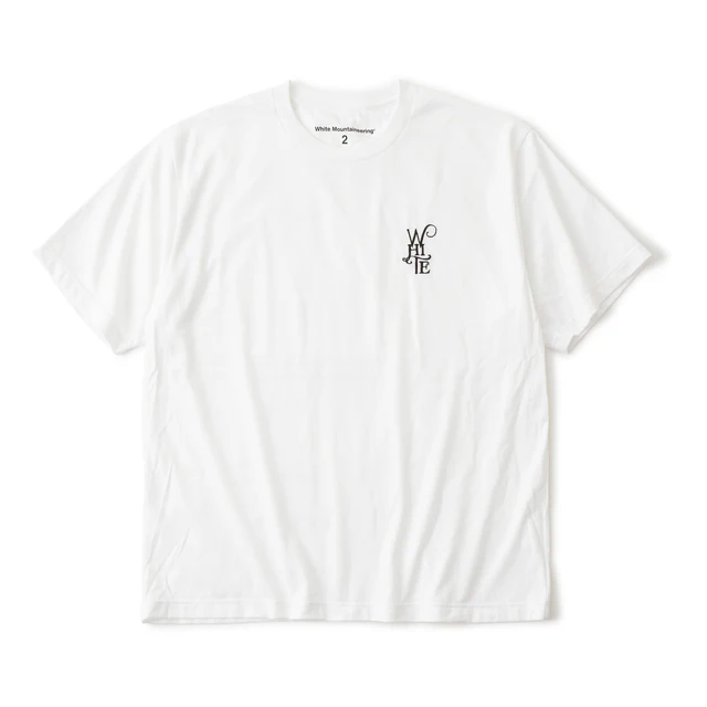 White Mountaineering WM LOGO EMBROIDERY T-SHIRT WHITE[WM2571513]