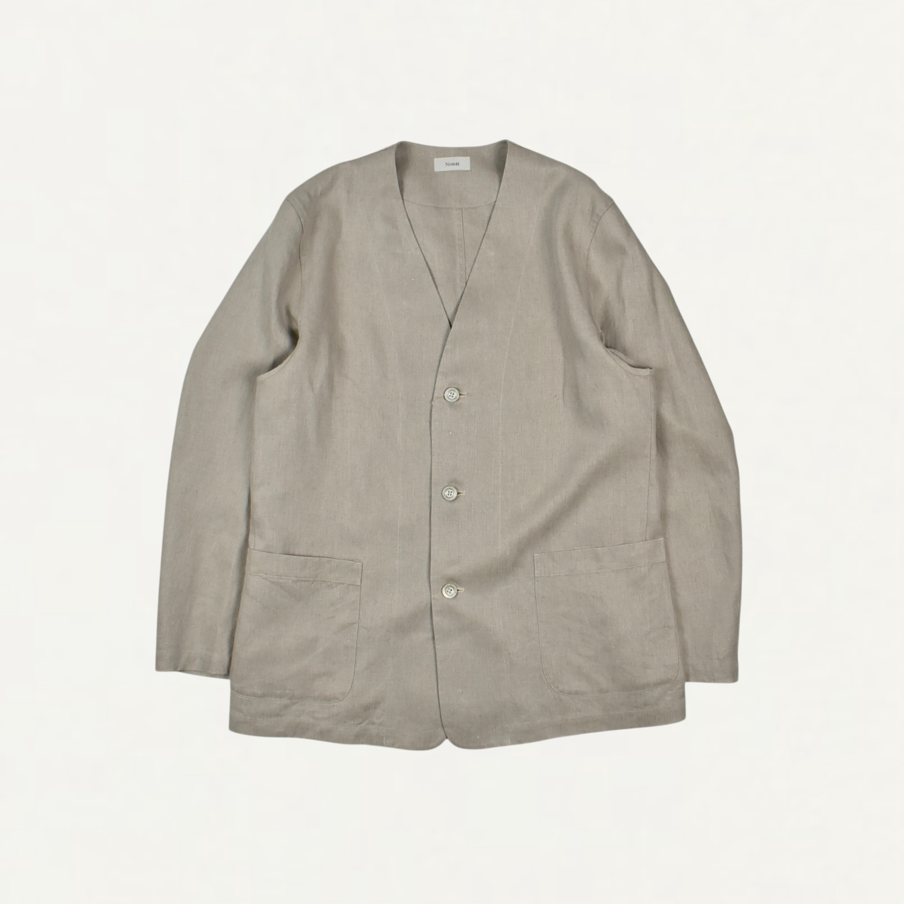 Nomàt Piping JKT/Herringbone Ecru[N-J-03]