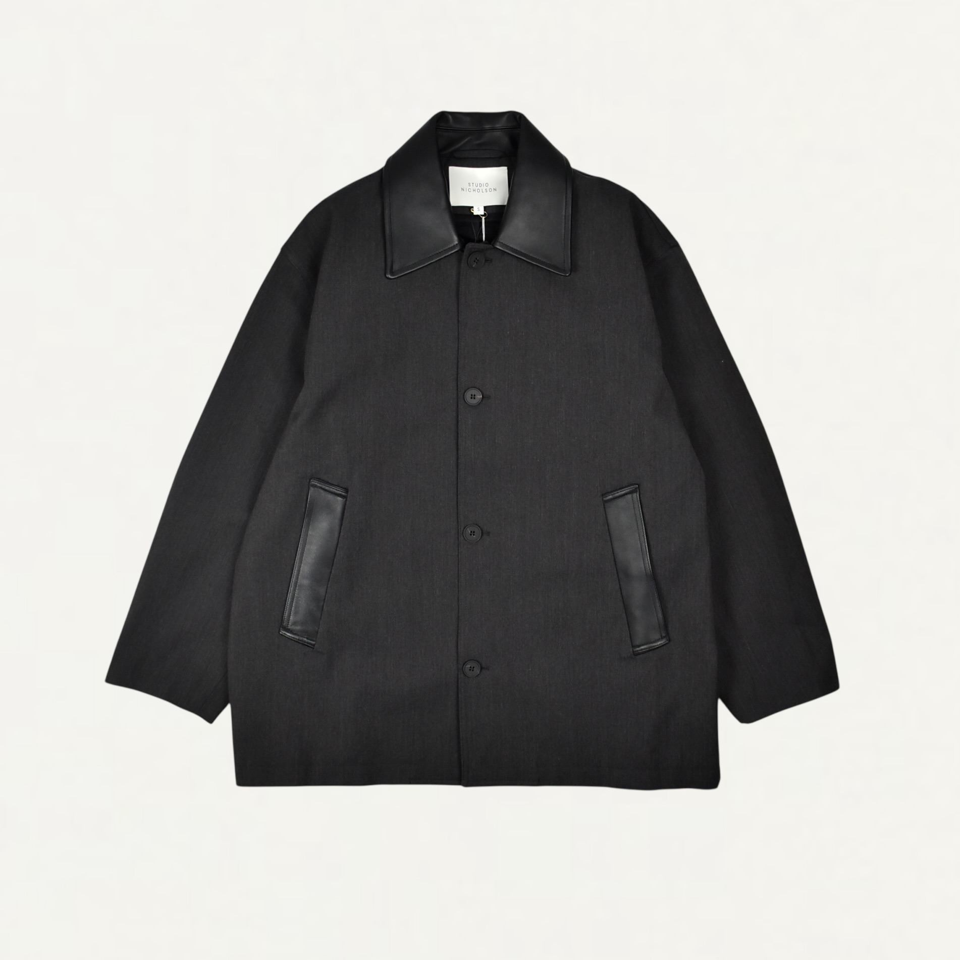 STUDIO NICHOLSON METER JACKET IN BROWN MARL[METER SNM-1476]