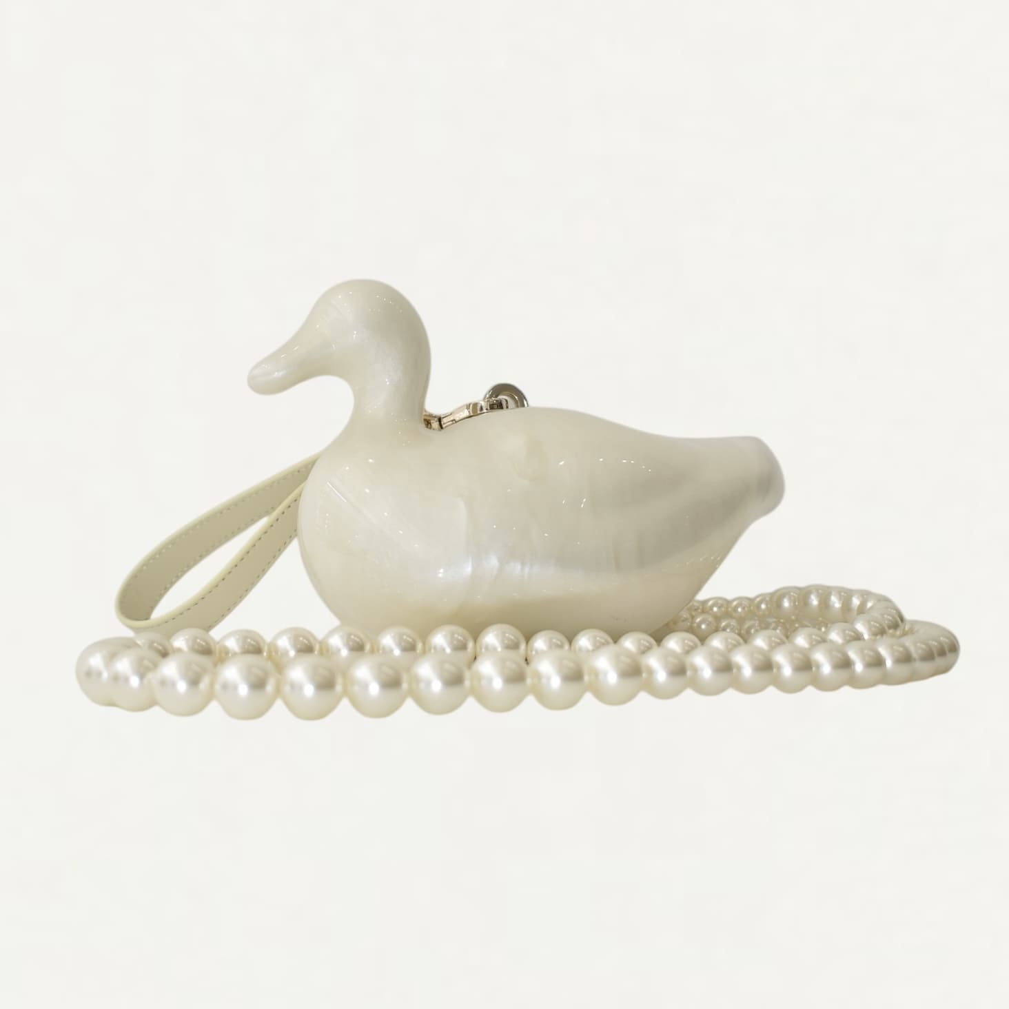 Simone Rocha DUCK BAG W/PEARL CROSSBODY[BAG181CB-M 0773]