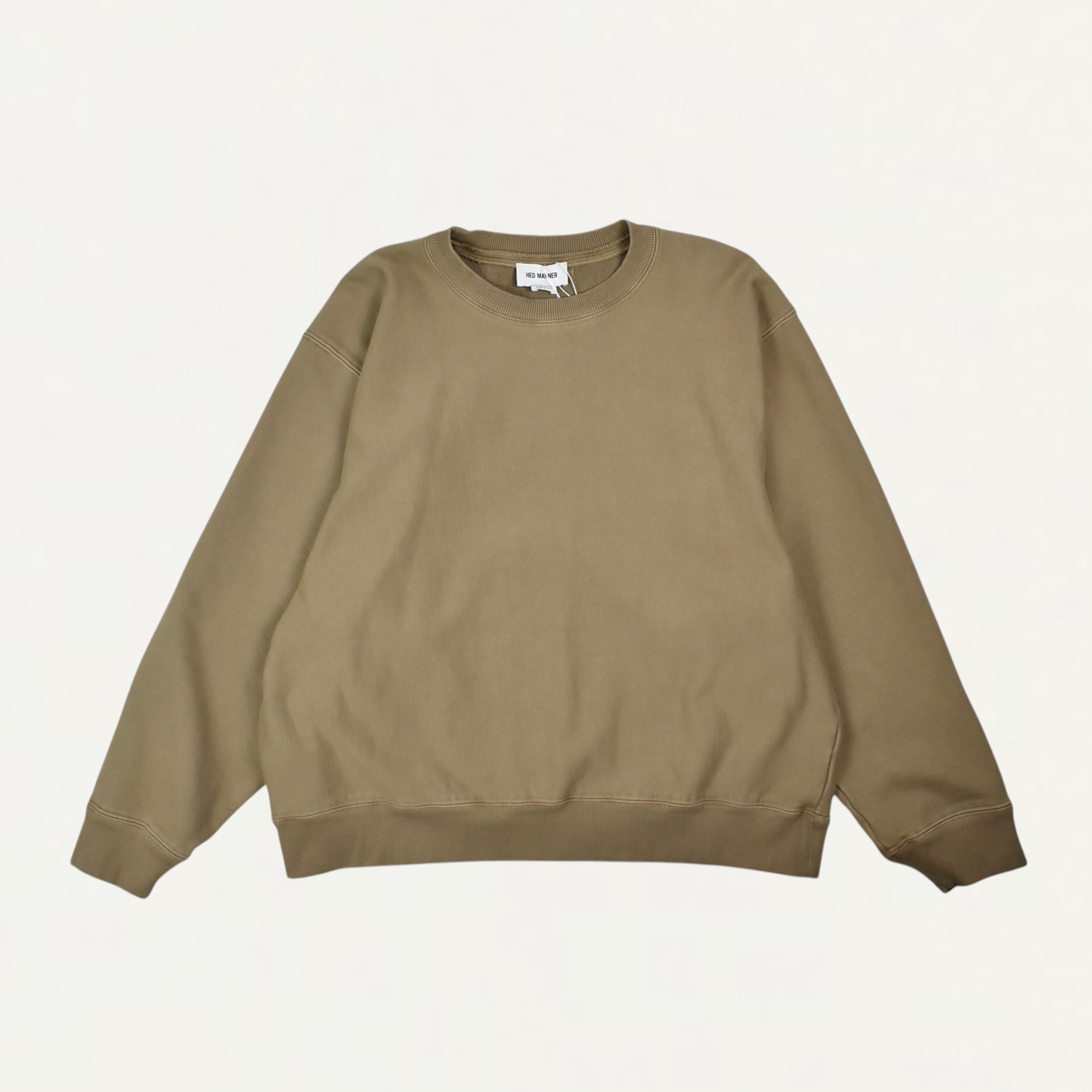 HED MAYNER EMBROIDERED SWEATSHIRT Light/Pastel Brown[HMMC72030T HC295]