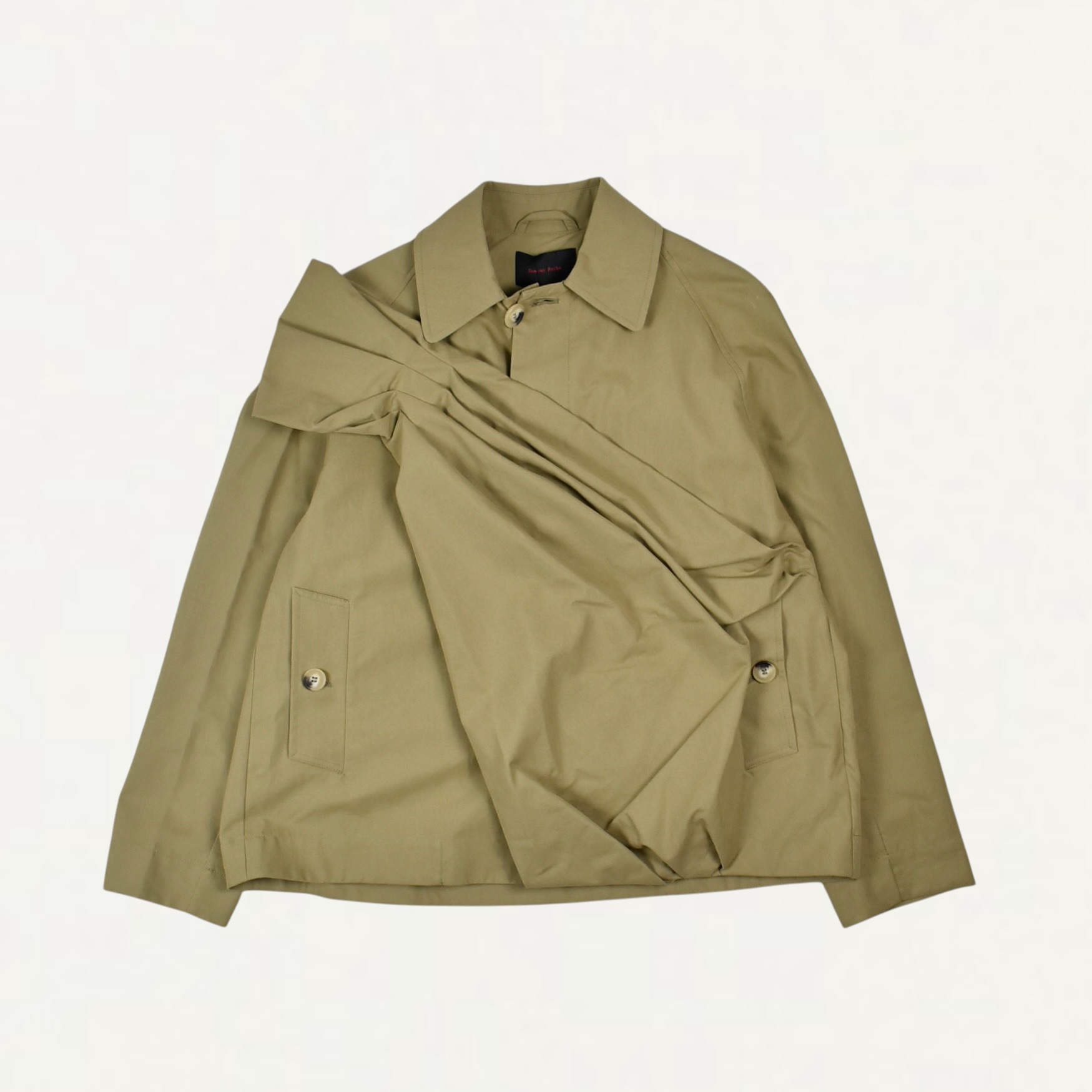 Simone Rocha GATHERED FLOWER SASH JACKET KHAKI[6169D 1267]