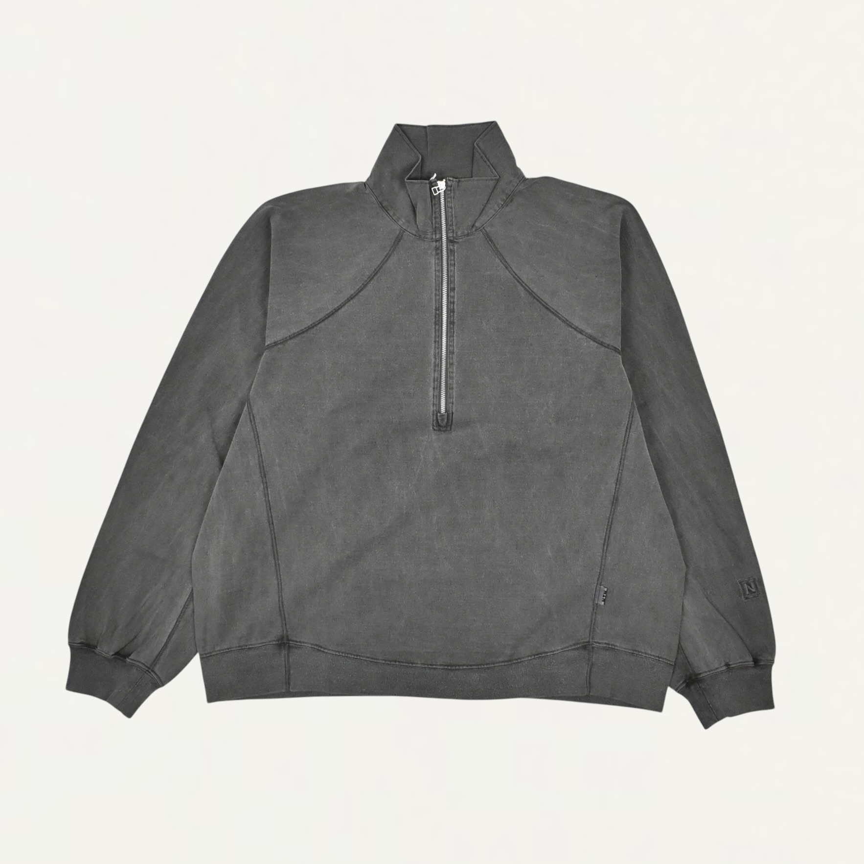 NTN N1 HALF ZIP L/S PULLOVER STONE[N006-011148D]
