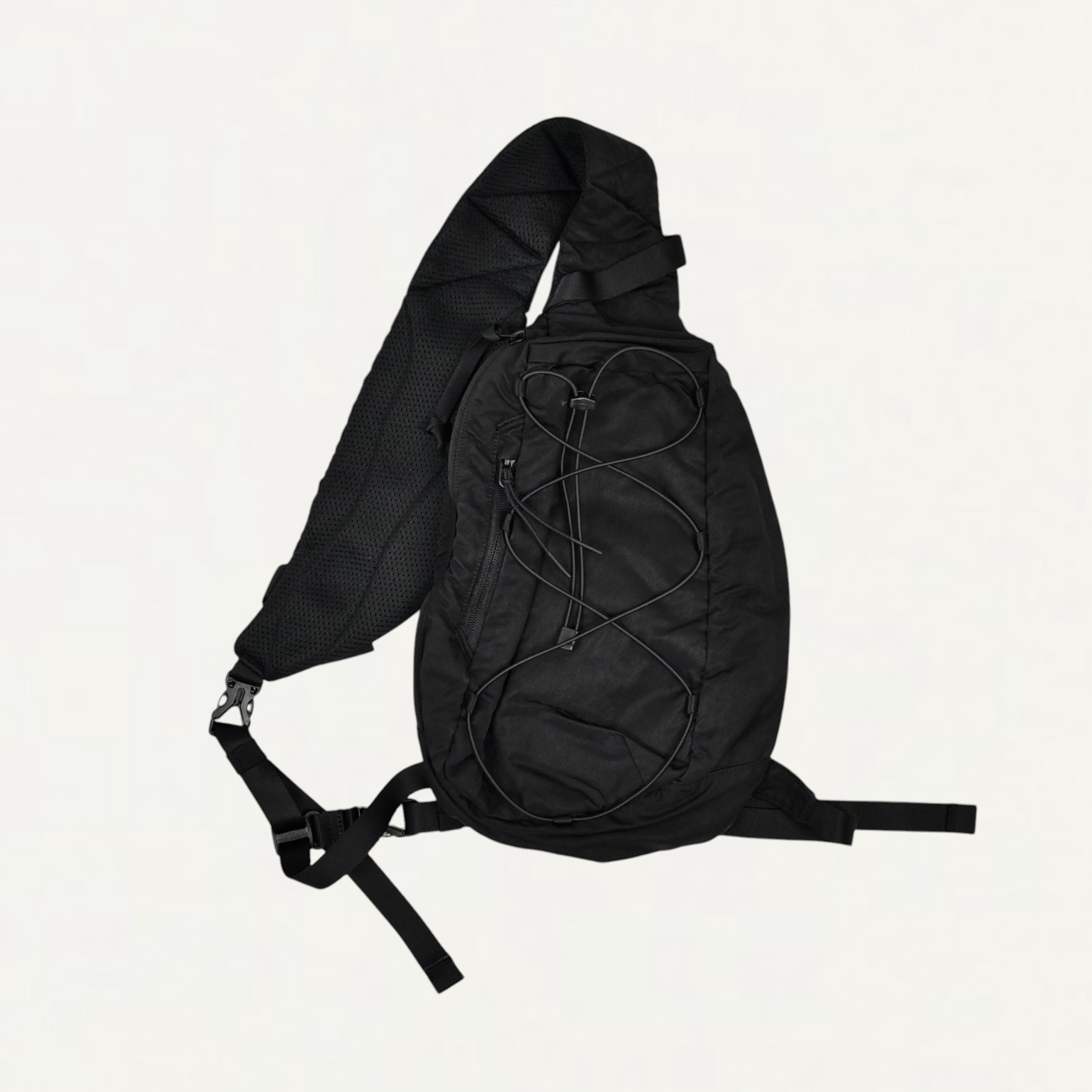 C.P. Company Nylon B Crossbody Backpack Black[RCCMAC735A]