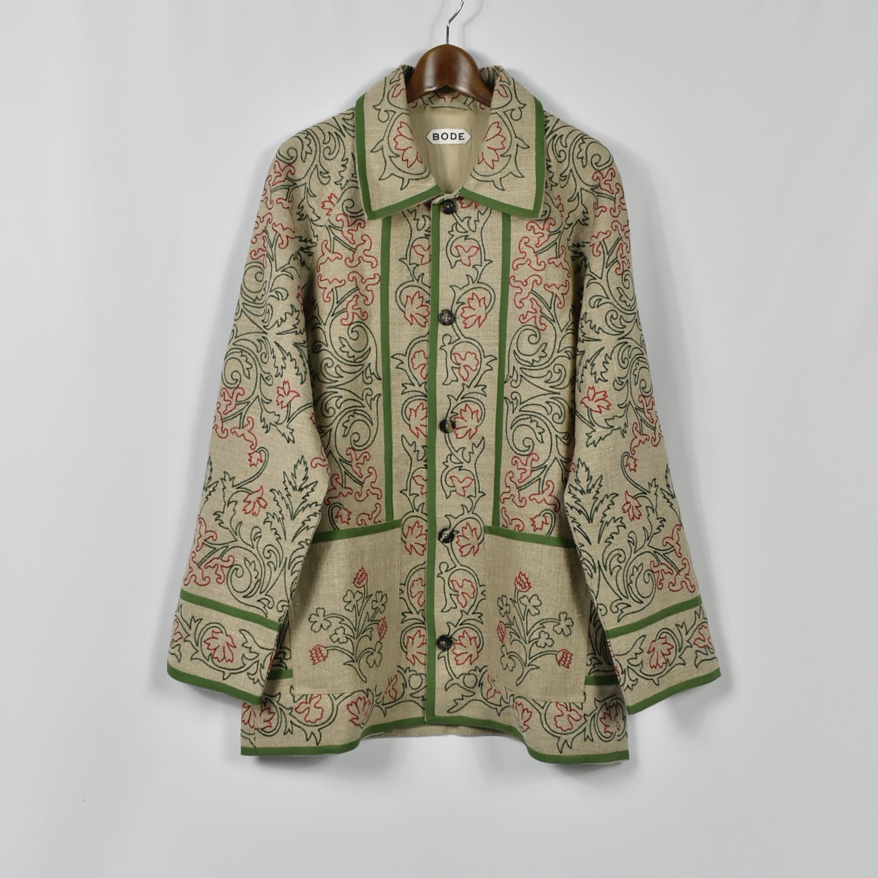 BODE EMBROIDERED TRUMPETFLOWER COAT[MRS24OW001]