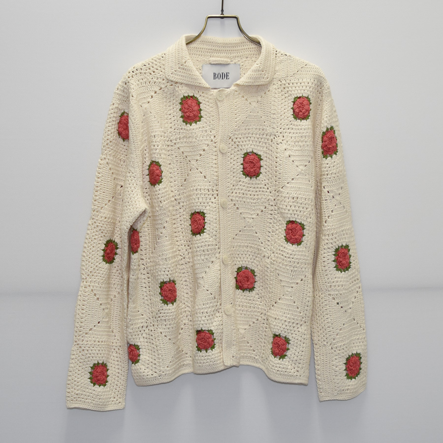 BODE ROSETTE CROCHET SHIRT[23KT027]