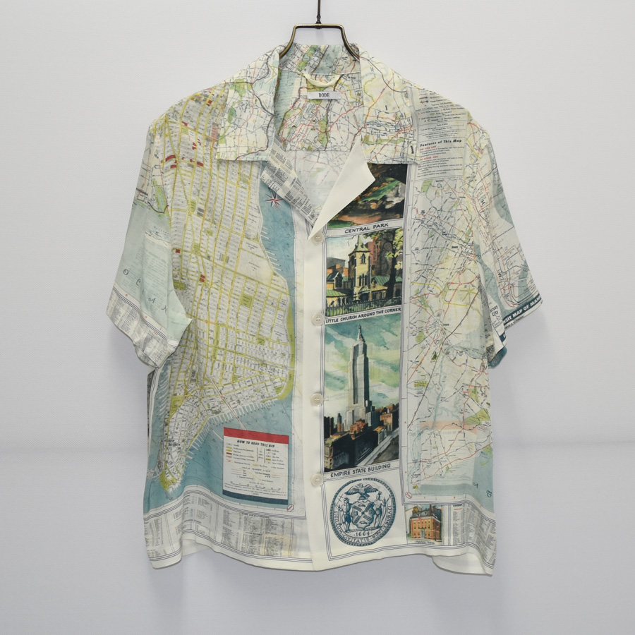 BODE NEW YORK CITY MAP SS SHIRT[23SH031]