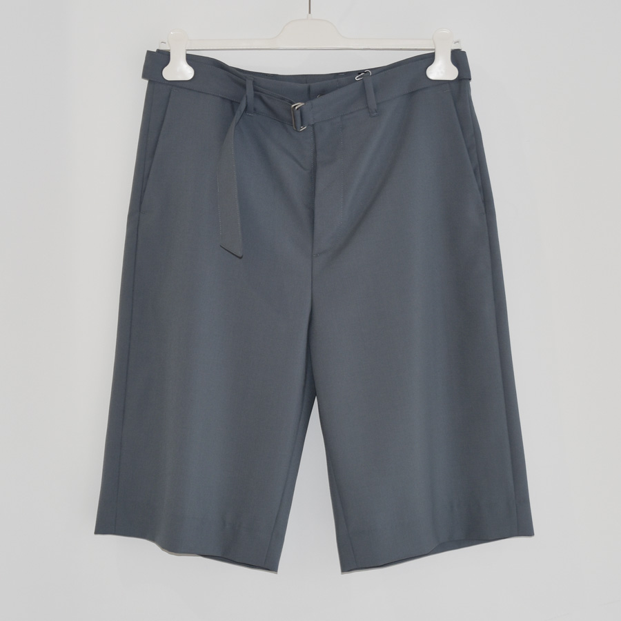 08sircus wool tropical belted shorts[PT04-05]