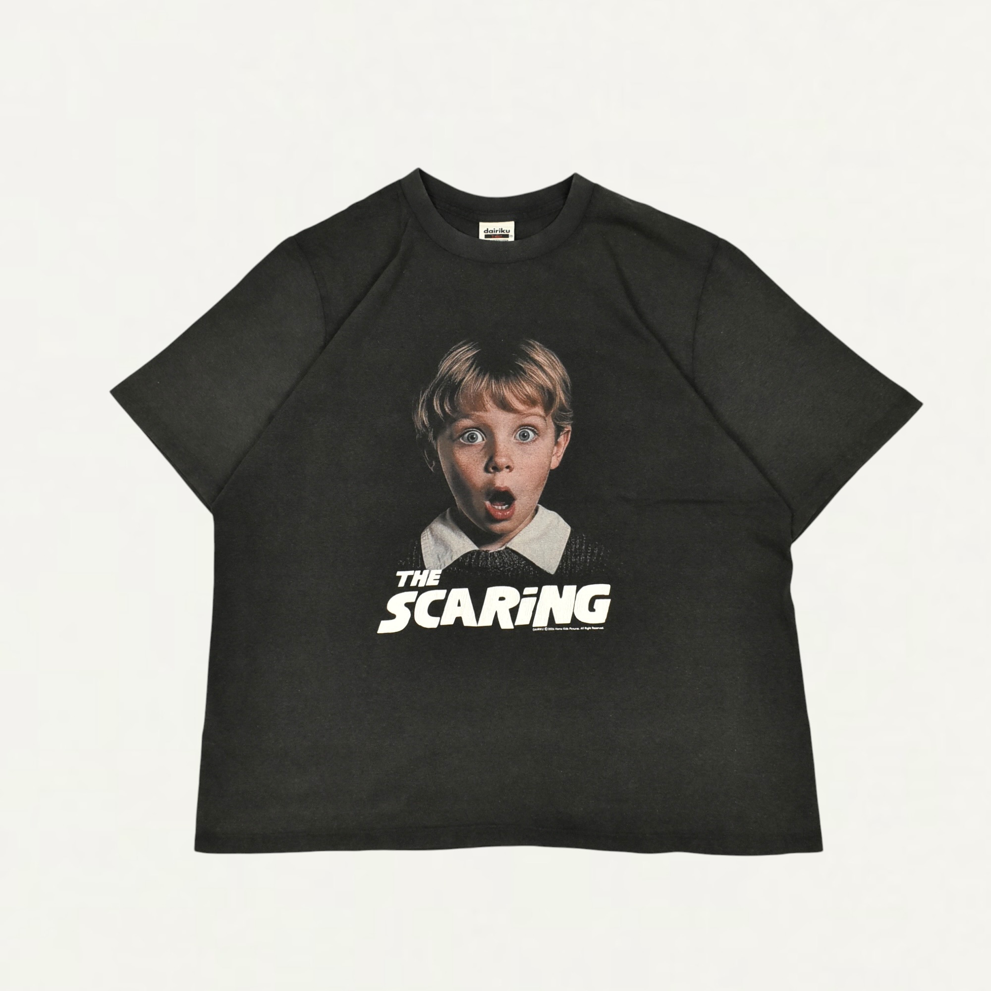 DAIRIKU "The Scaring" Movie Printed H-S Tee Sunburn Black[DA-26AW-C11]
