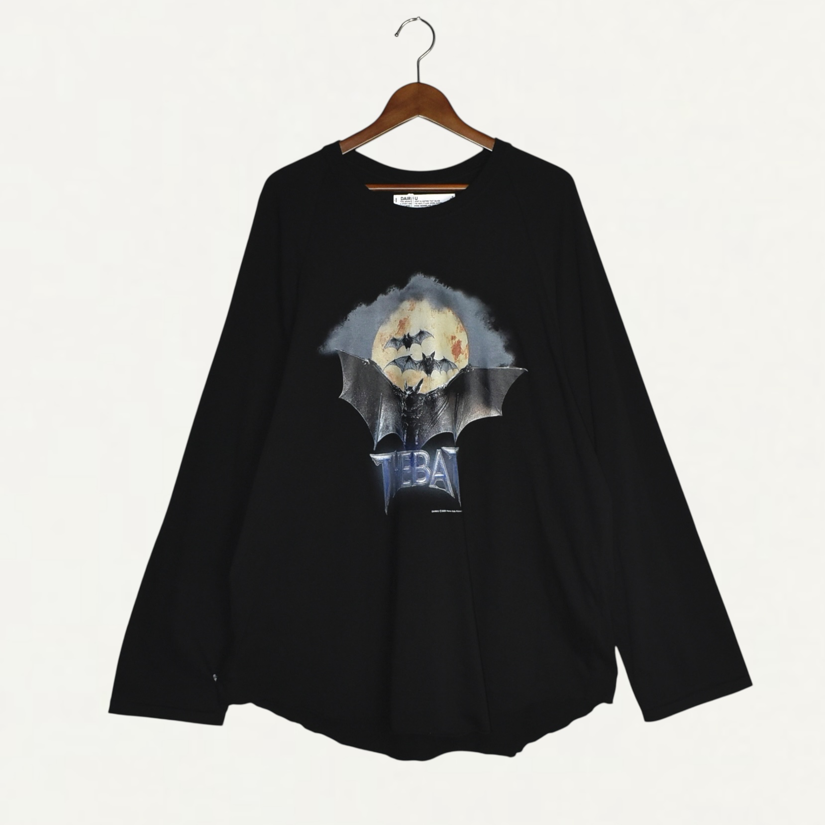 DAIRIKU "THE BAT" Tour Raglan Tee Black[25AW C5]