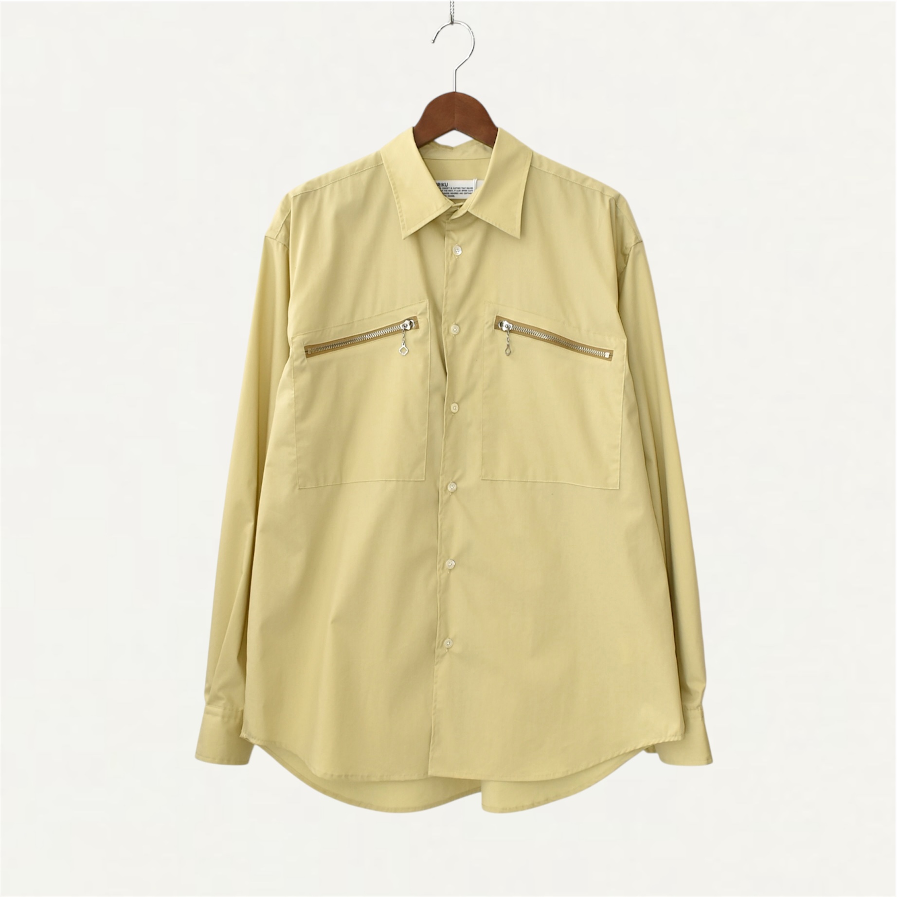 DAIRIKU "Dominic" 2PKT Regular Fit Shirt Yellow Beige[25AW SH3]