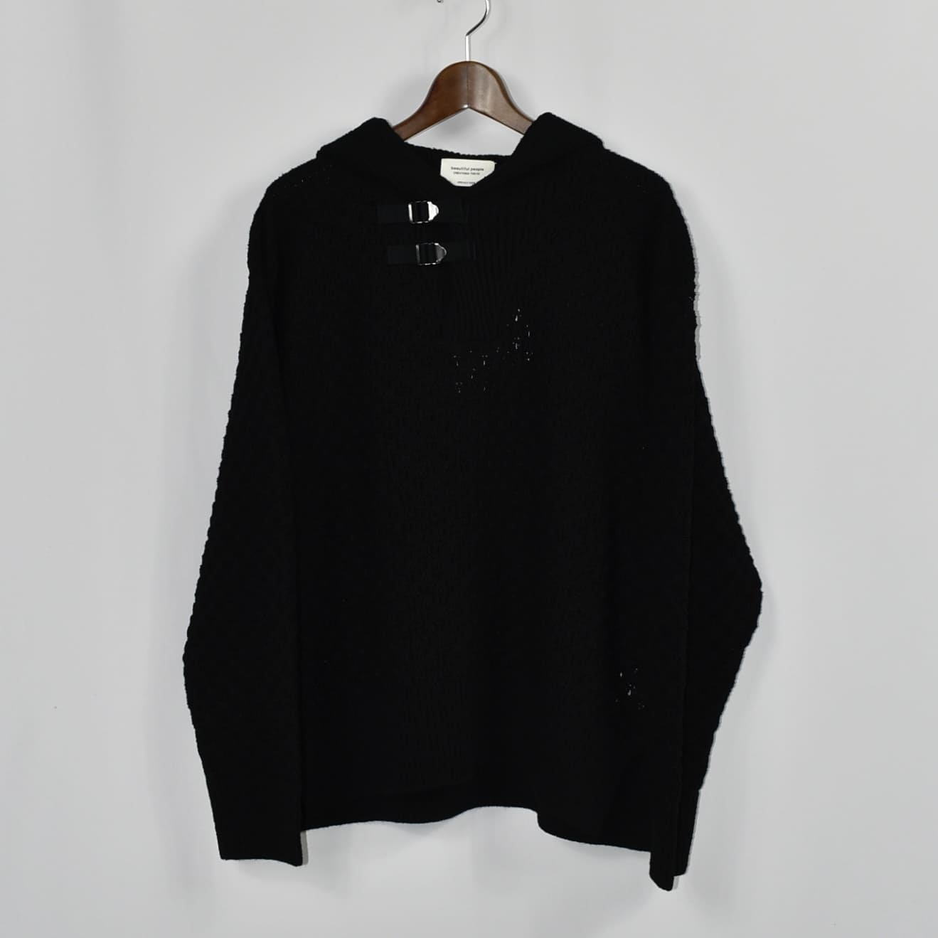 beautiful people LINEN WOOL PILED LACE PULLOVER[1445210002]