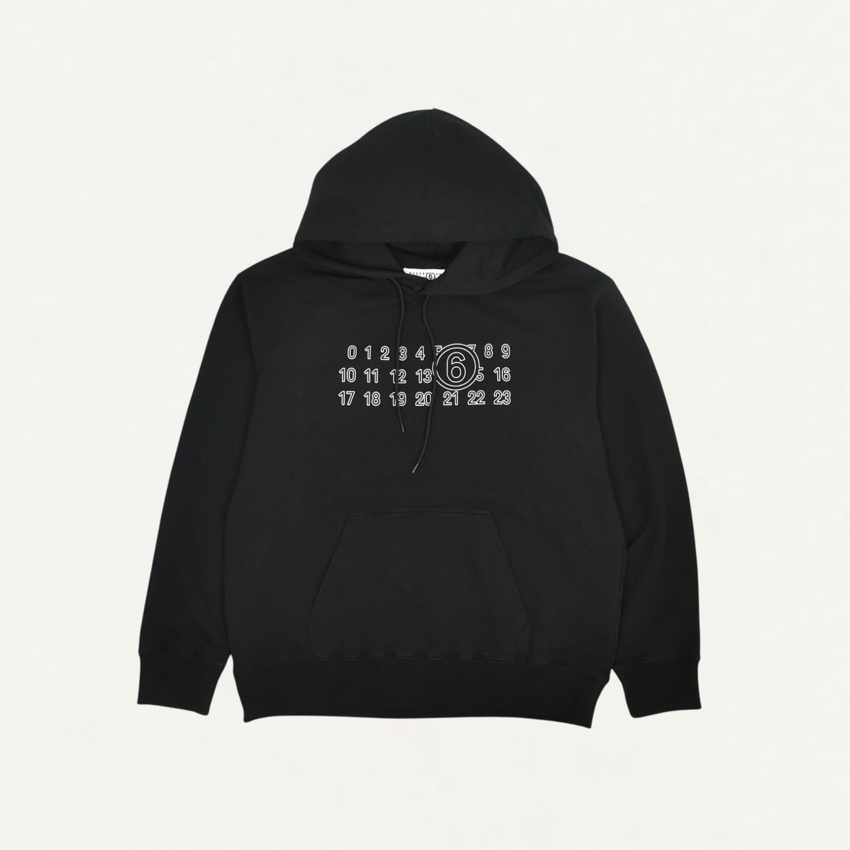 MM6 MAISON MARGIELA Numeric sweatshirt Black[SH0GU0035]