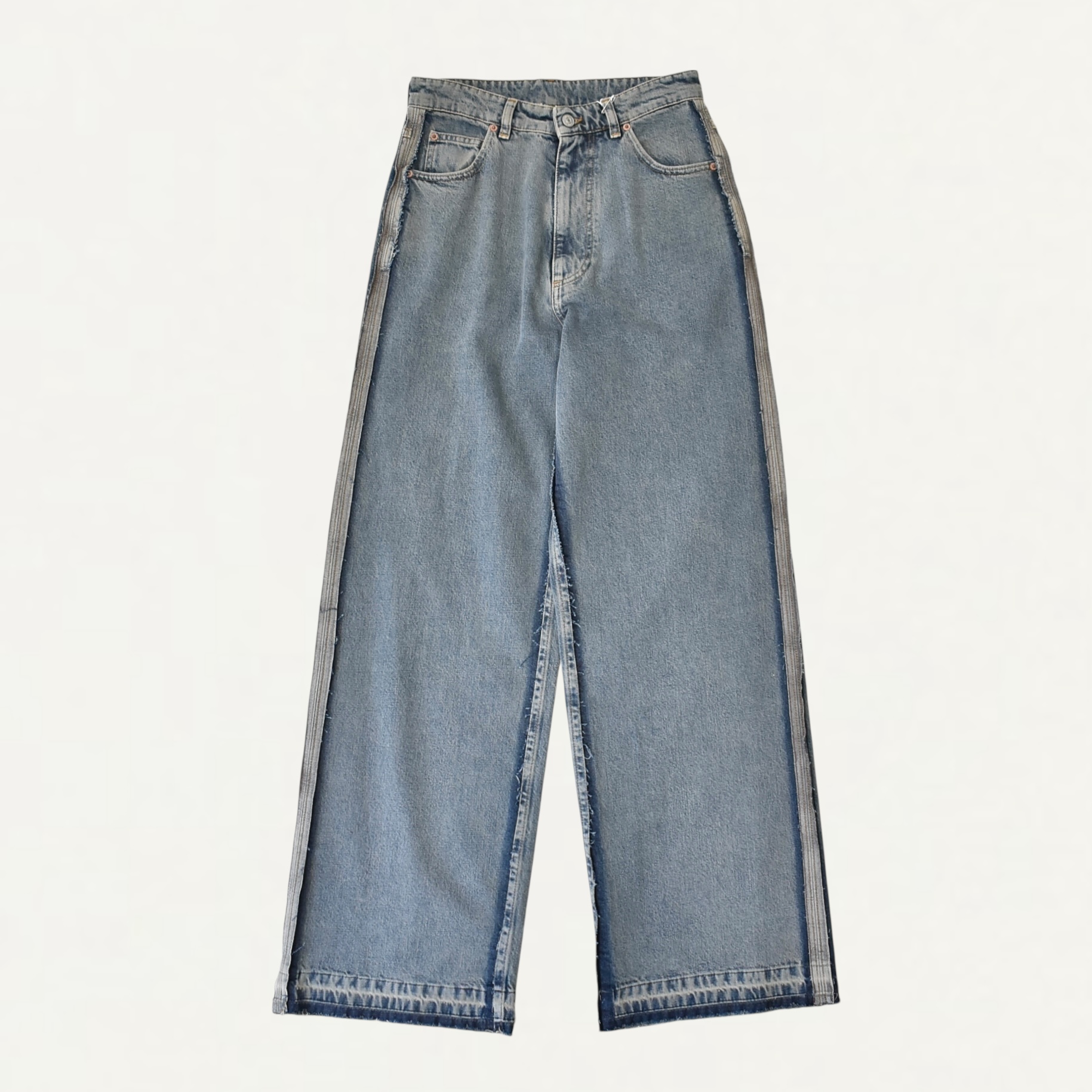 MM6 MAISON MARGIELA Wide-leg jeans Ligft Grey[SH0LA0025]