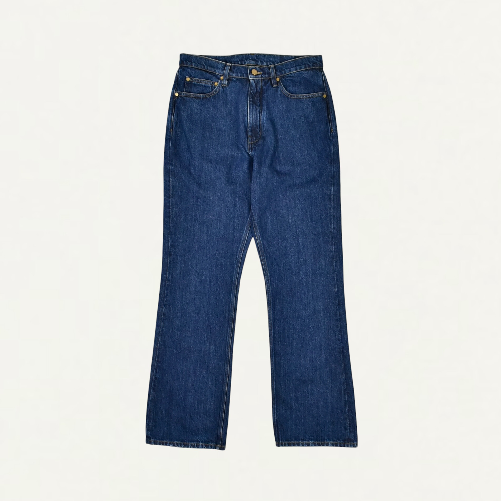 JIL SANDER Light Denim Boot Cut Five Pocket Jeans Medium Denim[J22KA0356]