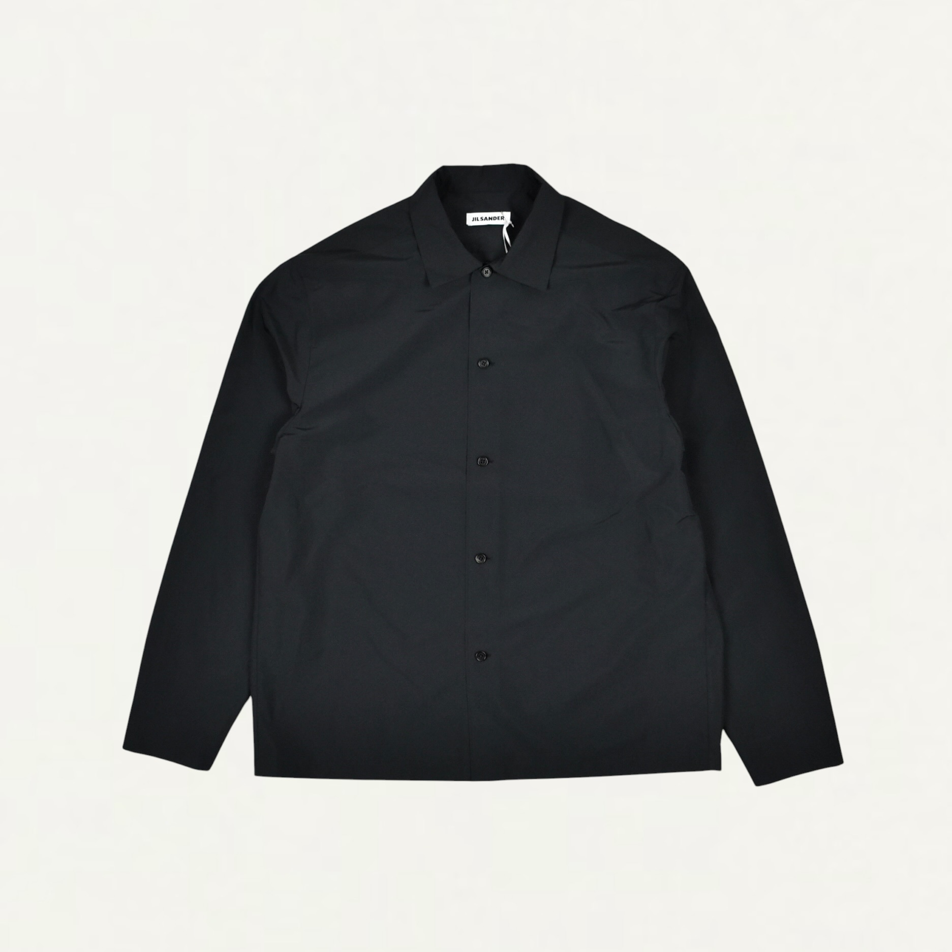 JIL SANDER Recycled Polyester Shirt Black[J22DL0395]