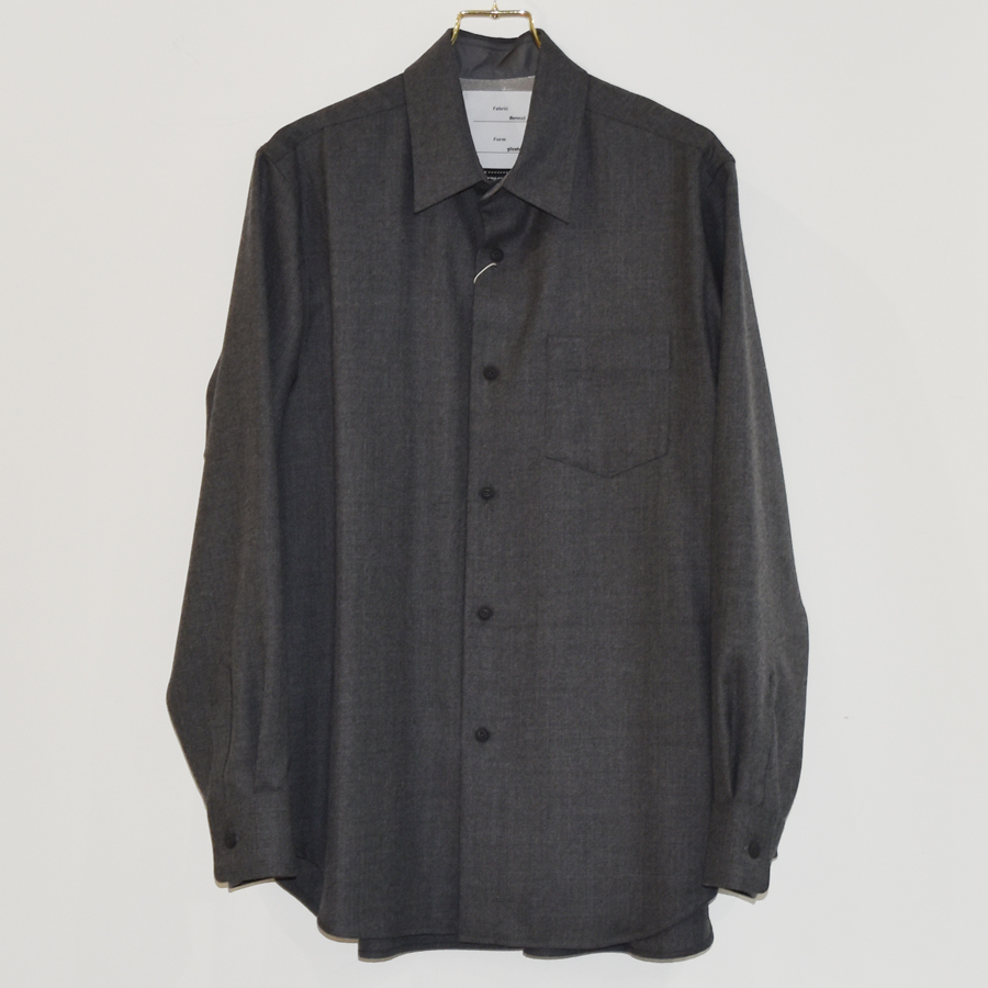 FUMITO GANRYU Watteau pleated wool shirt[Fu10-Sh-02]