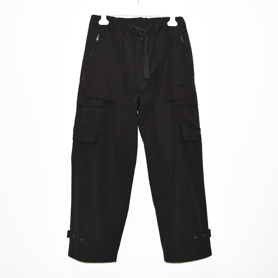 08sircus High count weather in side out cargo pants-bk (wr)