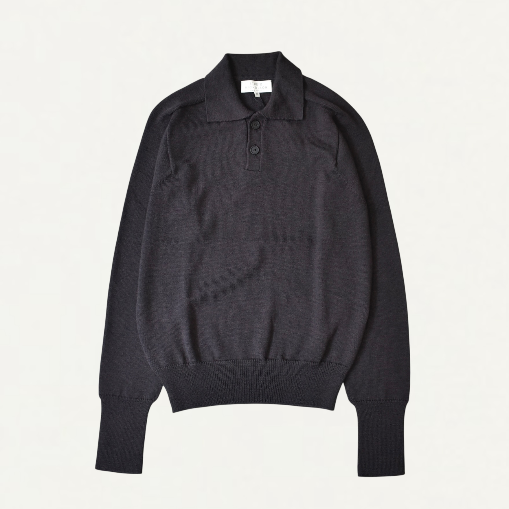 STUDIO NICHOLSON SARK POLO SHIRT [SARK SNM-1384]