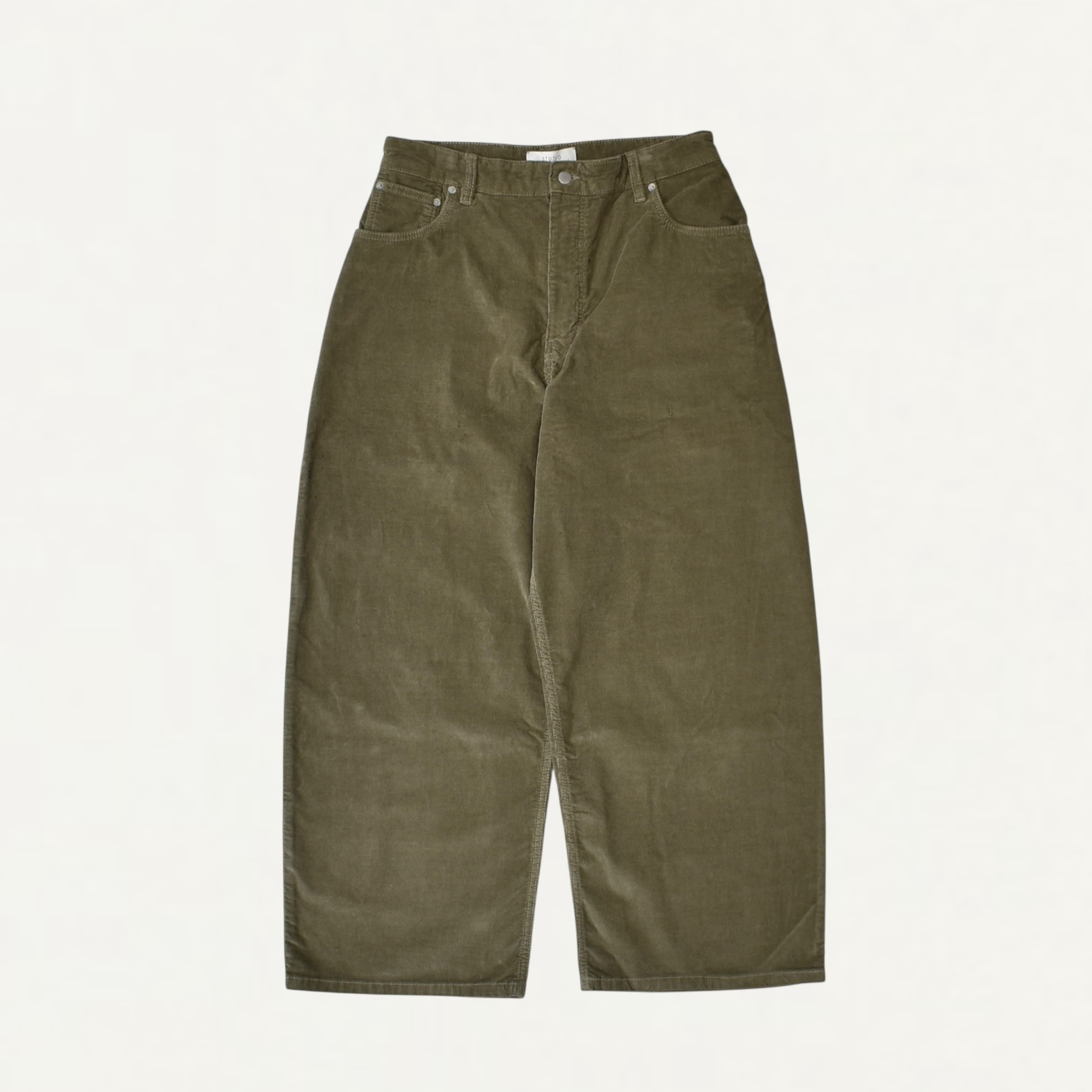 STUDIO NICHOLSON PAOLO VOLUME PANT IN LICHEN[PAOLO SNM-1023]