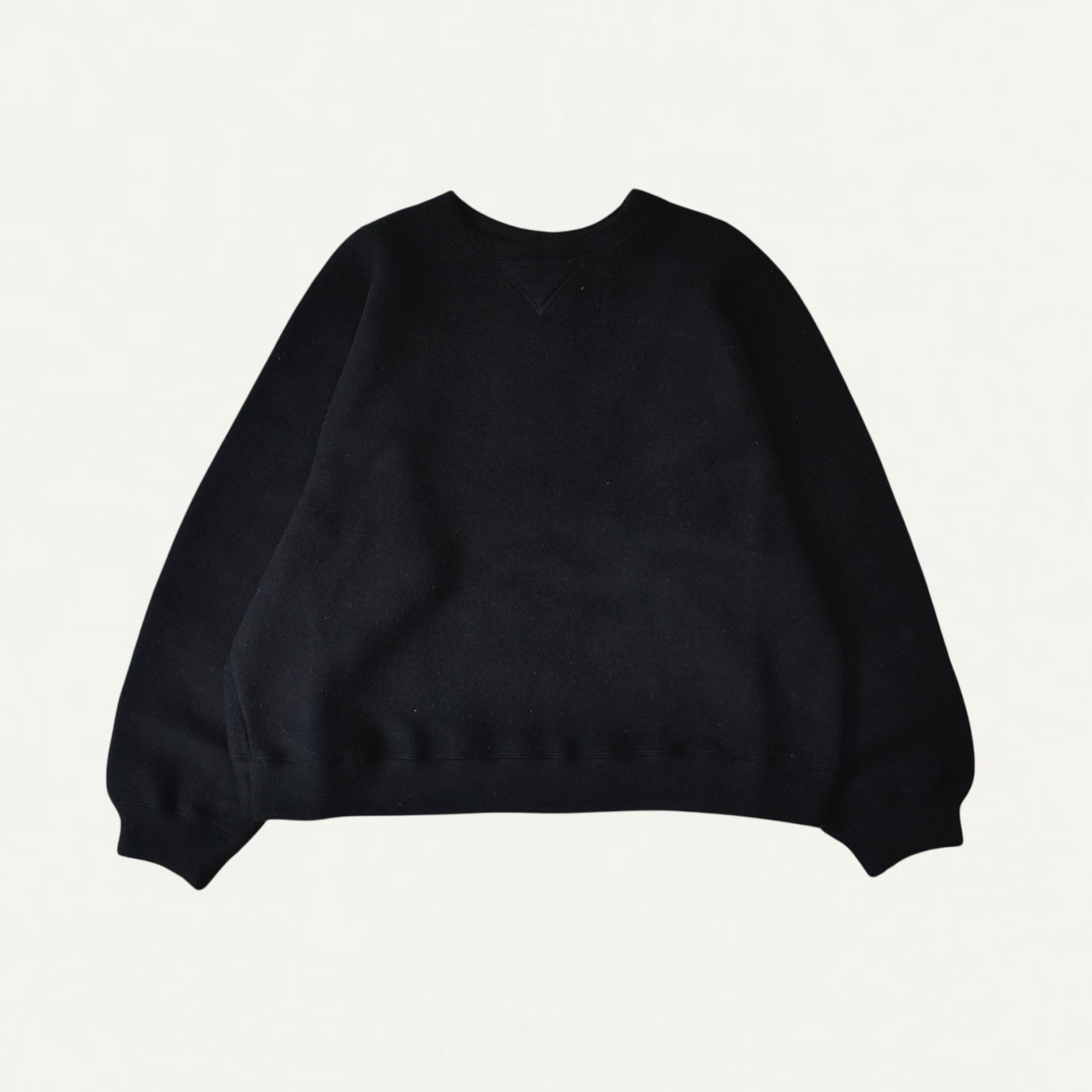 SEEALL OVERSIZED ARMOR SWEAT BLACK[SAU51-SW981-MM-001]