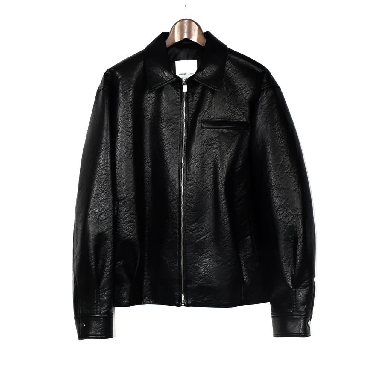 LE17SEPTEMBRE HOMME ECO LEATHER JACKET[LH2479JK004EBK]