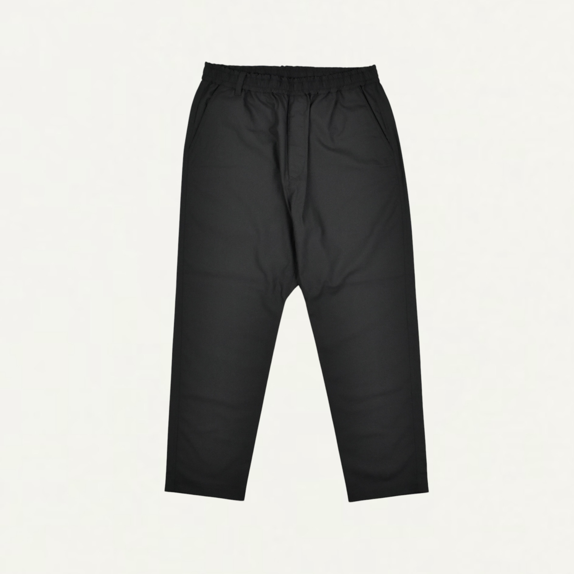 White Mountaineering STRETCH EAZY TAPERED PANTS BLACK[RW2673402]