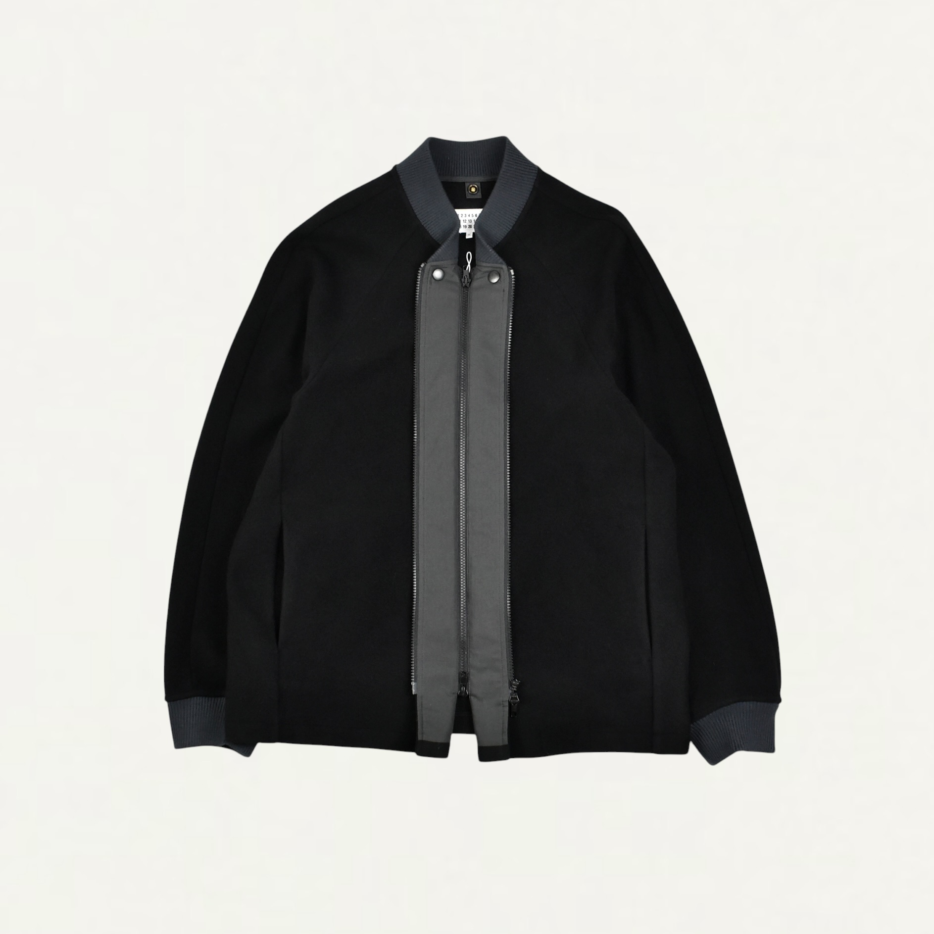 Maison Margiela Double Zippers Jacket Black[S50AM0661]