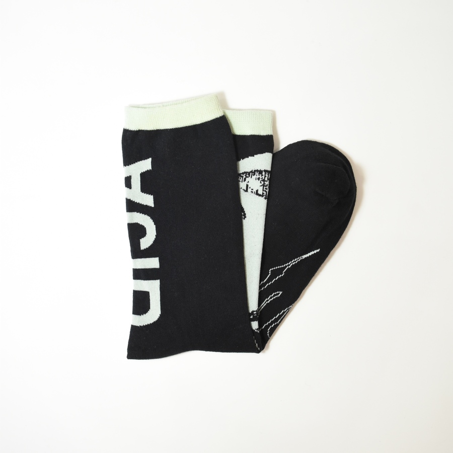 PAM POETIC VERSE DRESS SOCKS [X-RAY]