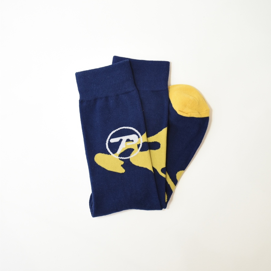 PAM MELT PAM DRESS SOCK [NAVY]