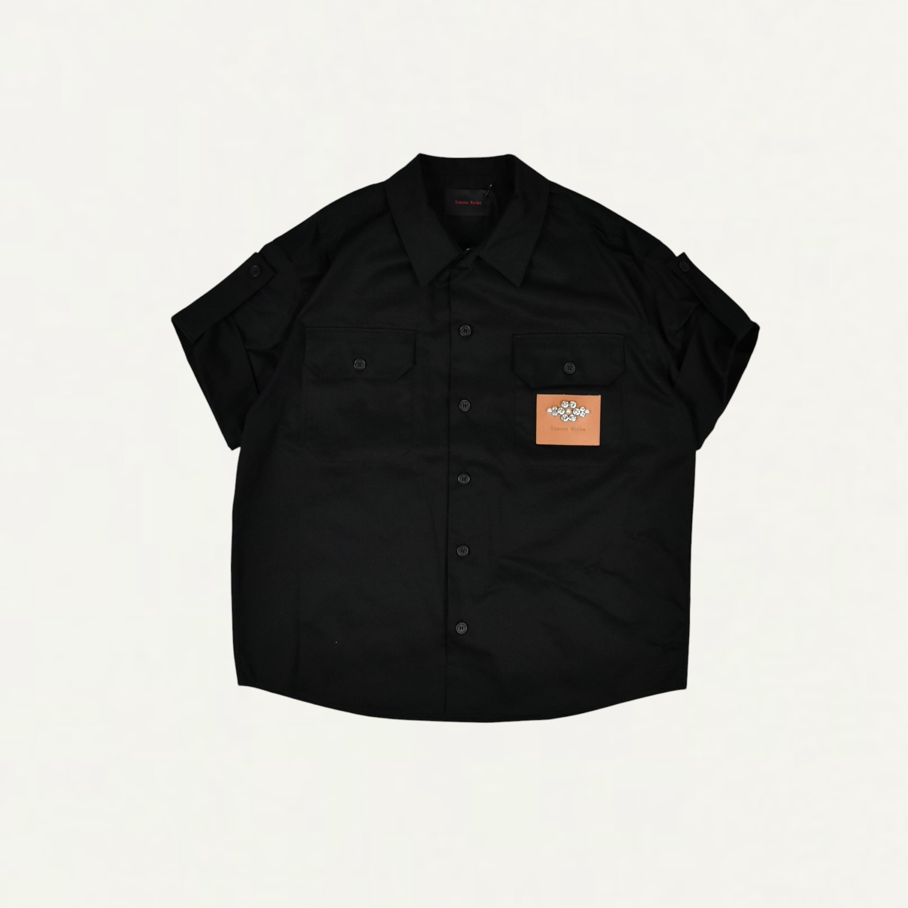 Simone Rocha Military Shirt Black[5488 1290]