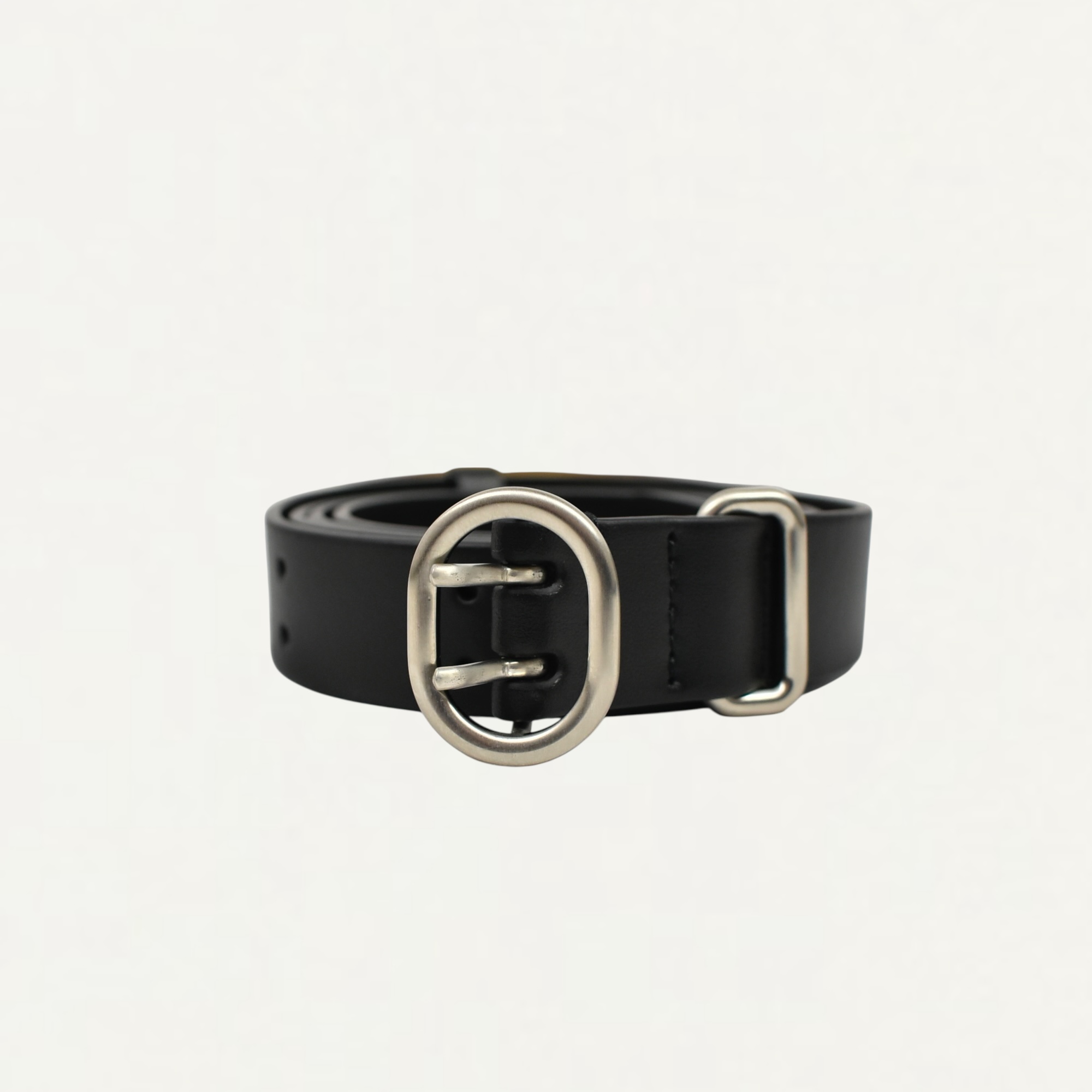 JIL SANDER Cannolo Belt 2.5cm Black[J26TP0005]