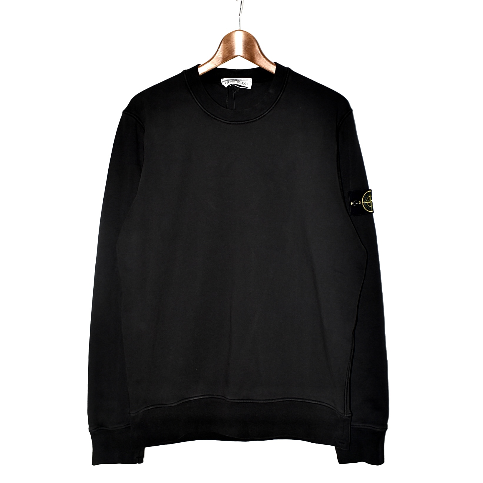 STONE ISLAND 63051 COTTON FLEECE スウェットシャツ クルーネック リブディテール[811563051A0029]