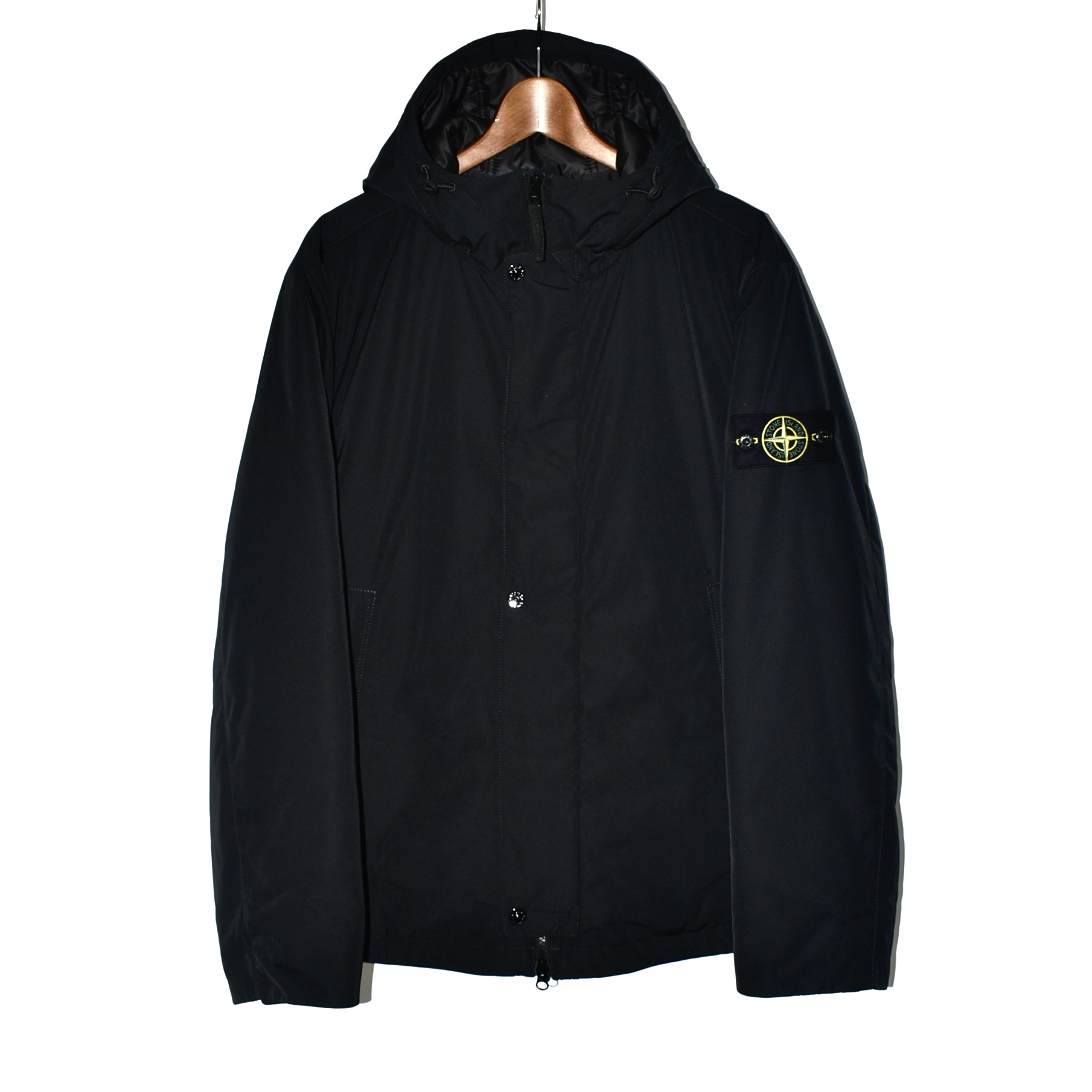 STONE ISLAND 43426 POLYESTER MICRO TWILL 撥水ジャケット フード付き[811543426V0029]