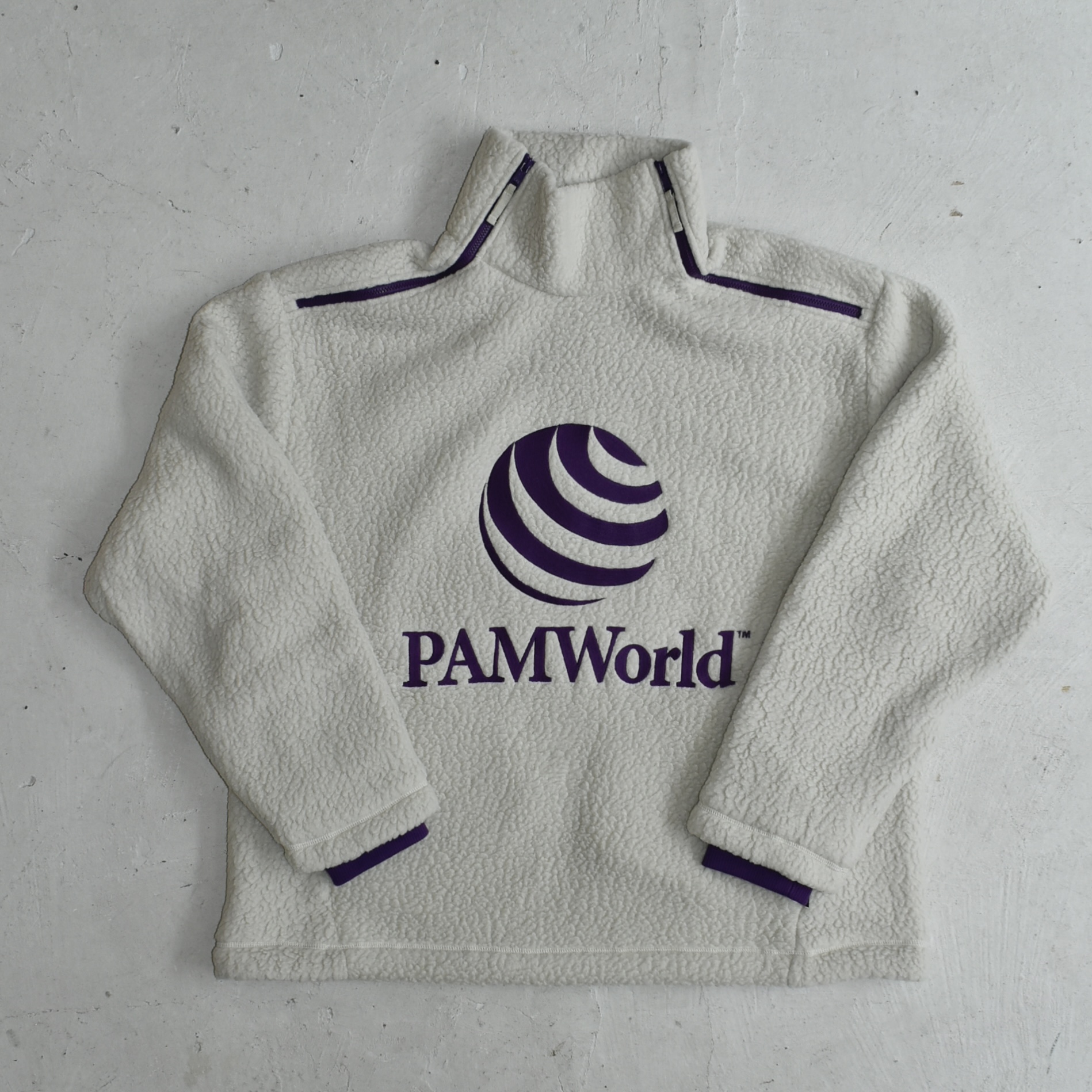 PAM P.World recycled sherpa oversized pullover [3779]
