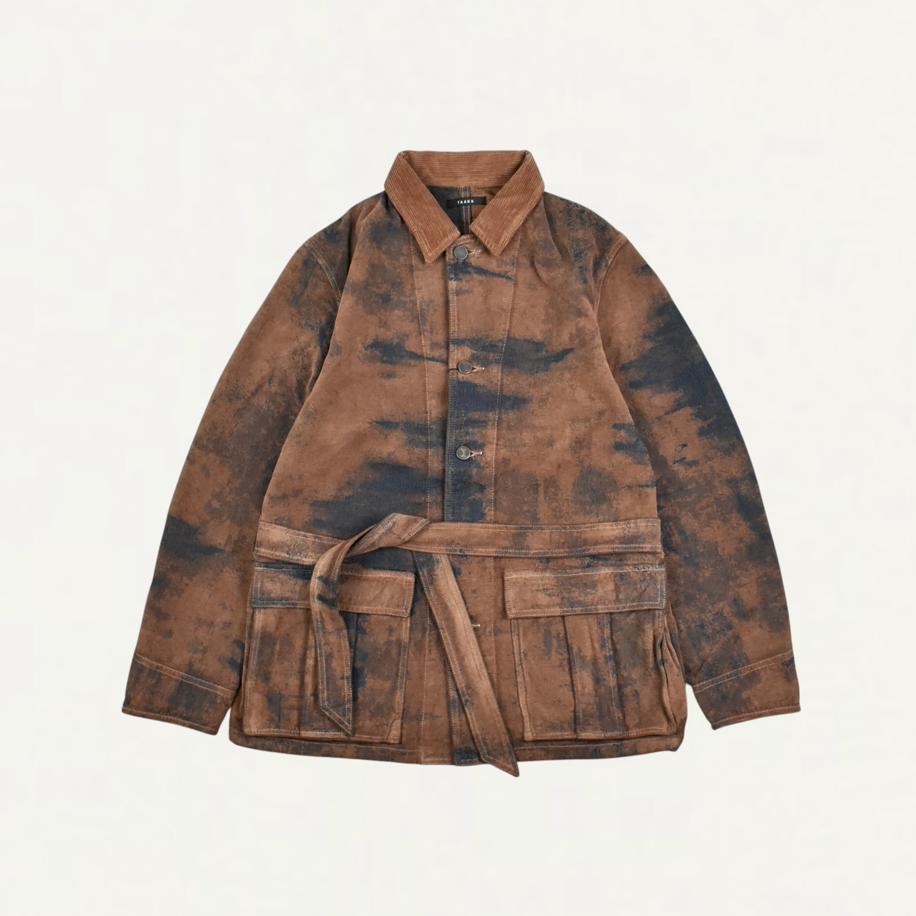 TAAKK MOLE JACQUARD DENIM BLOUSON BRAWN[TA26AW-BL036]