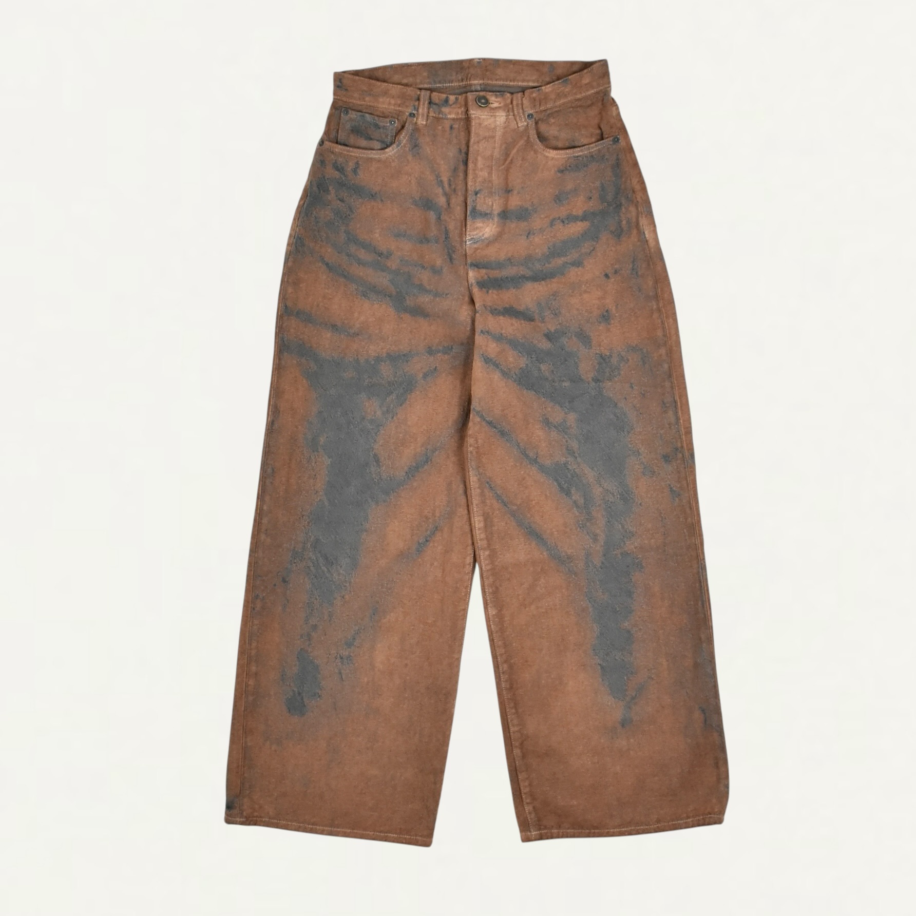 TAAKK MOLE DENIM WIDE PANTS BROWN[TA26AW-PT029]