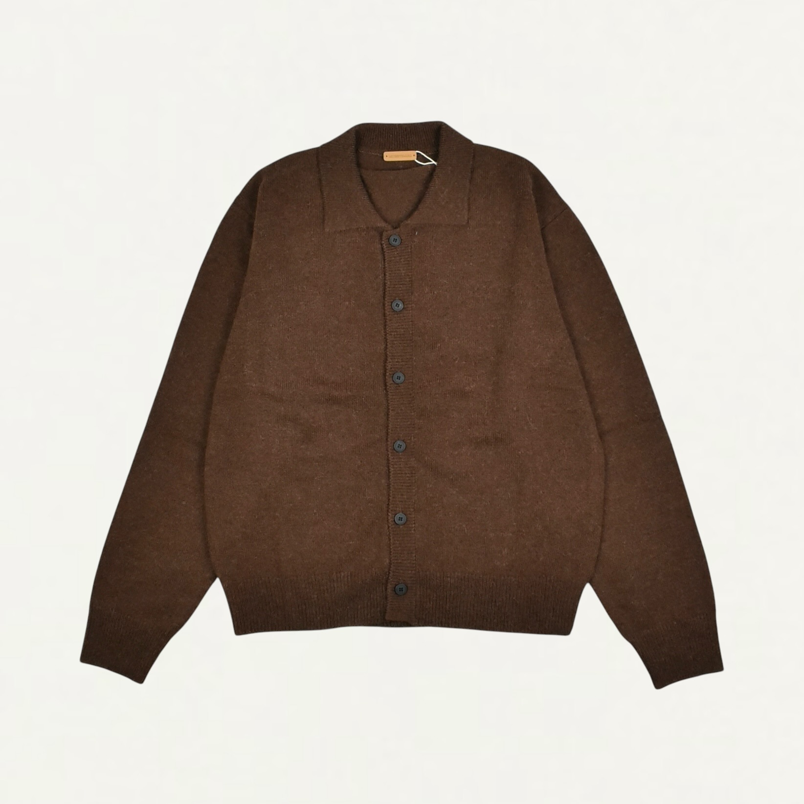 LE17SEPTEMBRE HOMME ALPACA BLEND SHIRT CARDIGAN BROWN[LH2679CD003EBR]