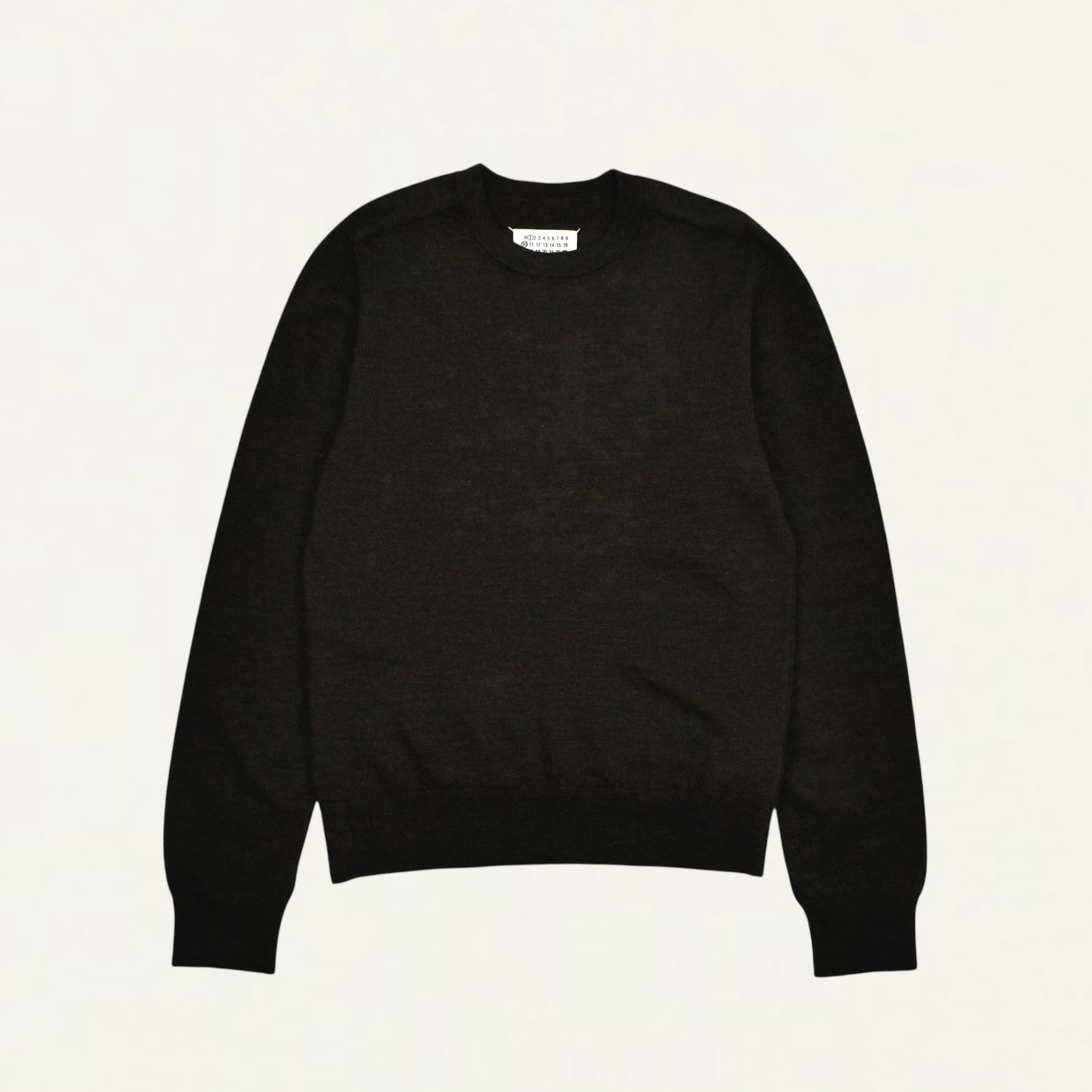 Maison Margiela Elbow Patch Wool Sweater Dark brown[S50HL0041]