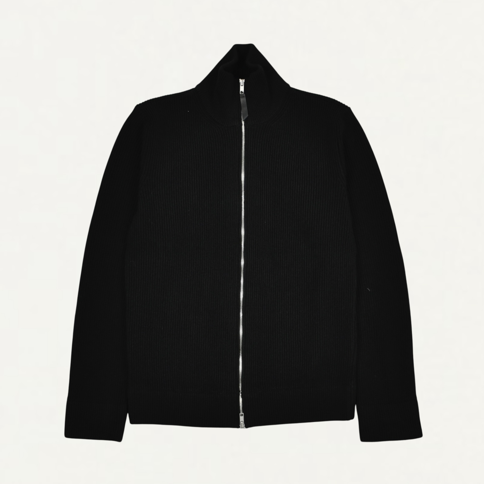 Maison Margiela Knit zip-up cardigan Black[SI1HA0013]