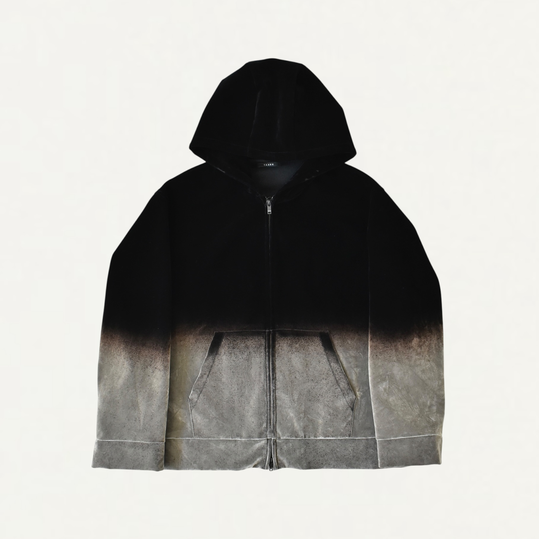 TAAKK Gradation Pile Hoodie Black[TA25AW-BL009]